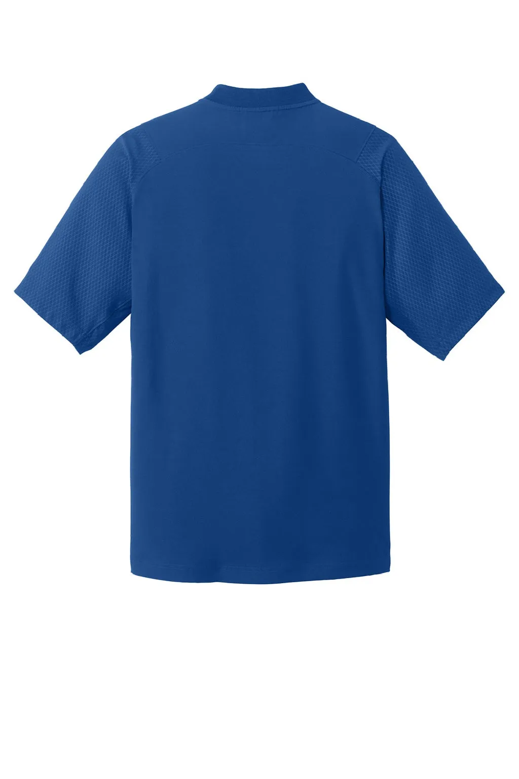 New Era Mens Cage Wind & Water Resistant 1/4 Zip Jacket - Royal Blue