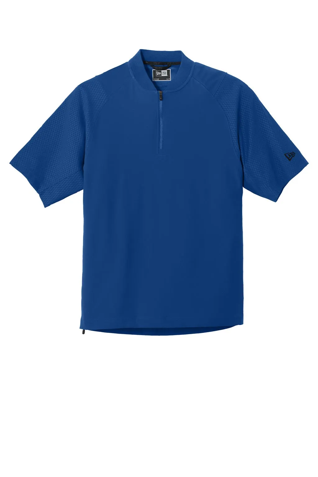 New Era Mens Cage Wind & Water Resistant 1/4 Zip Jacket - Royal Blue