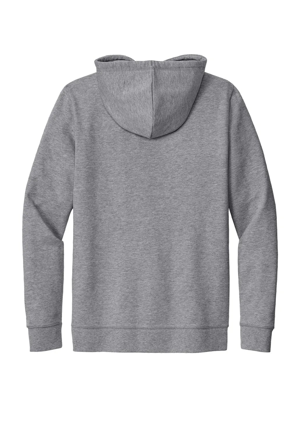 New Era Mens Comeback Fleece Hooded Sweatshirt Hoodie w/ Pouch Pocket - Heather Grey