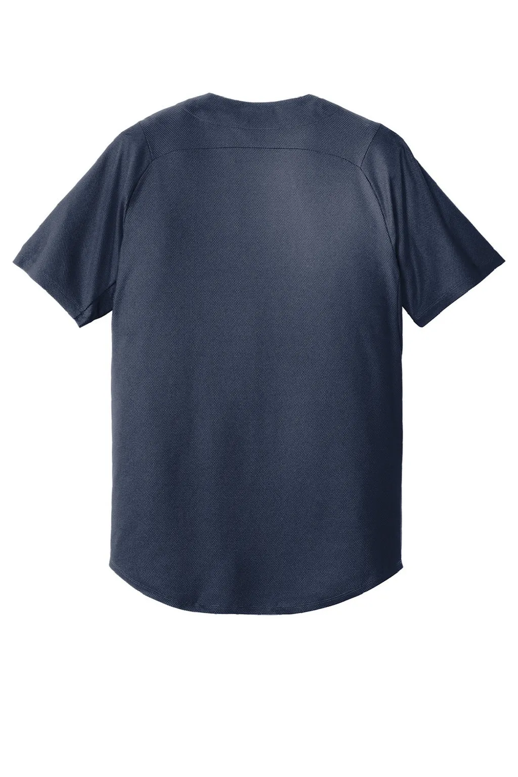 New Era Mens Diamond Era Moisture Wicking Short Sleeve Jersey - Navy Blue