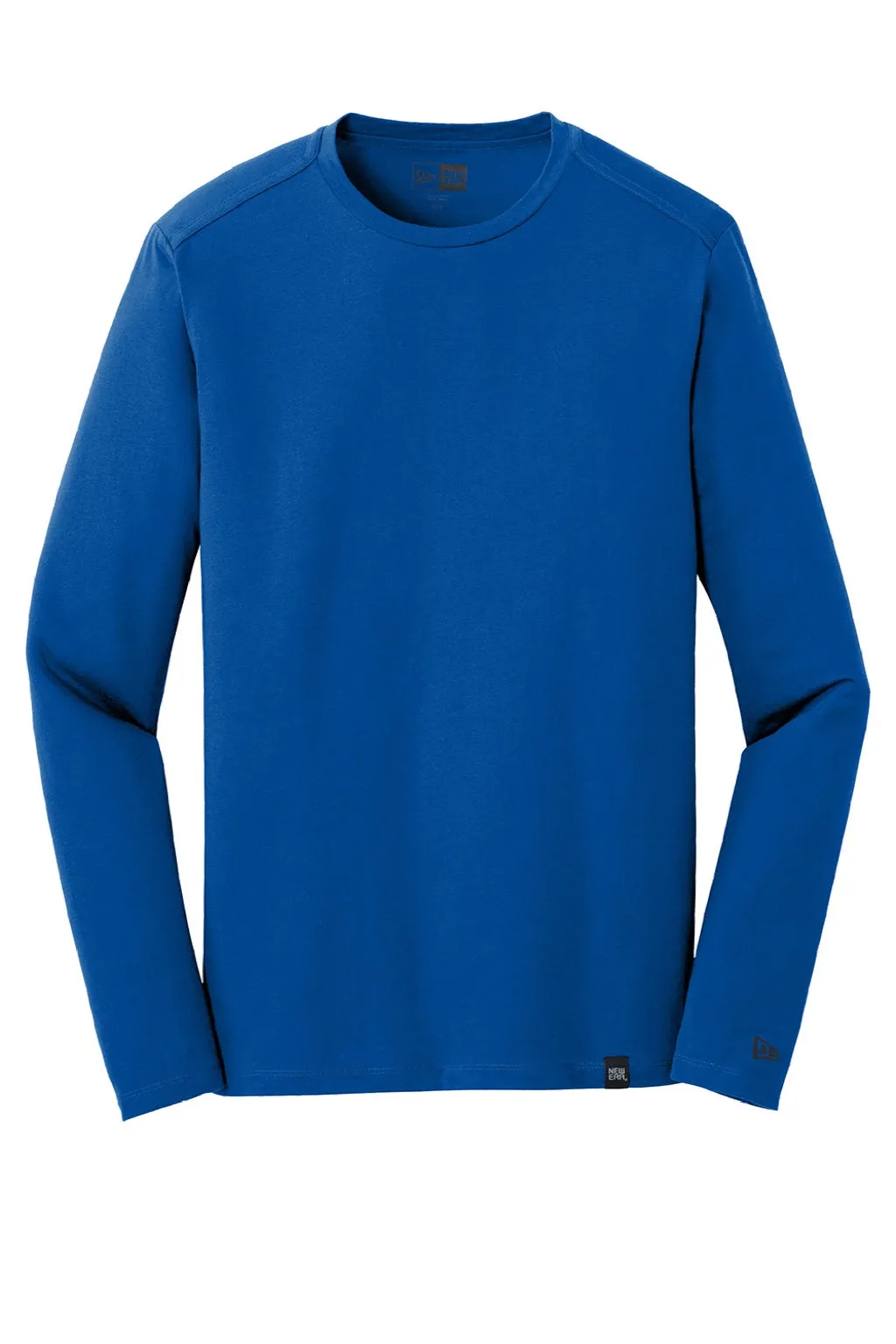 New Era Mens Heritage Long Sleeve Crewneck T-Shirt - Royal Blue