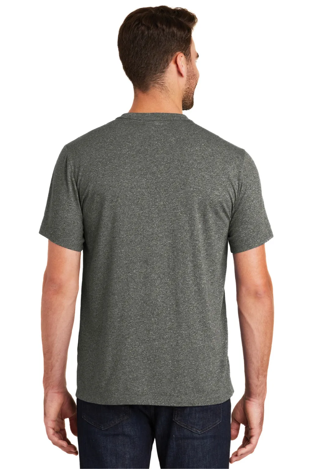 New Era Mens Heritage Short Sleeve Crewneck T-Shirt - Black Twist