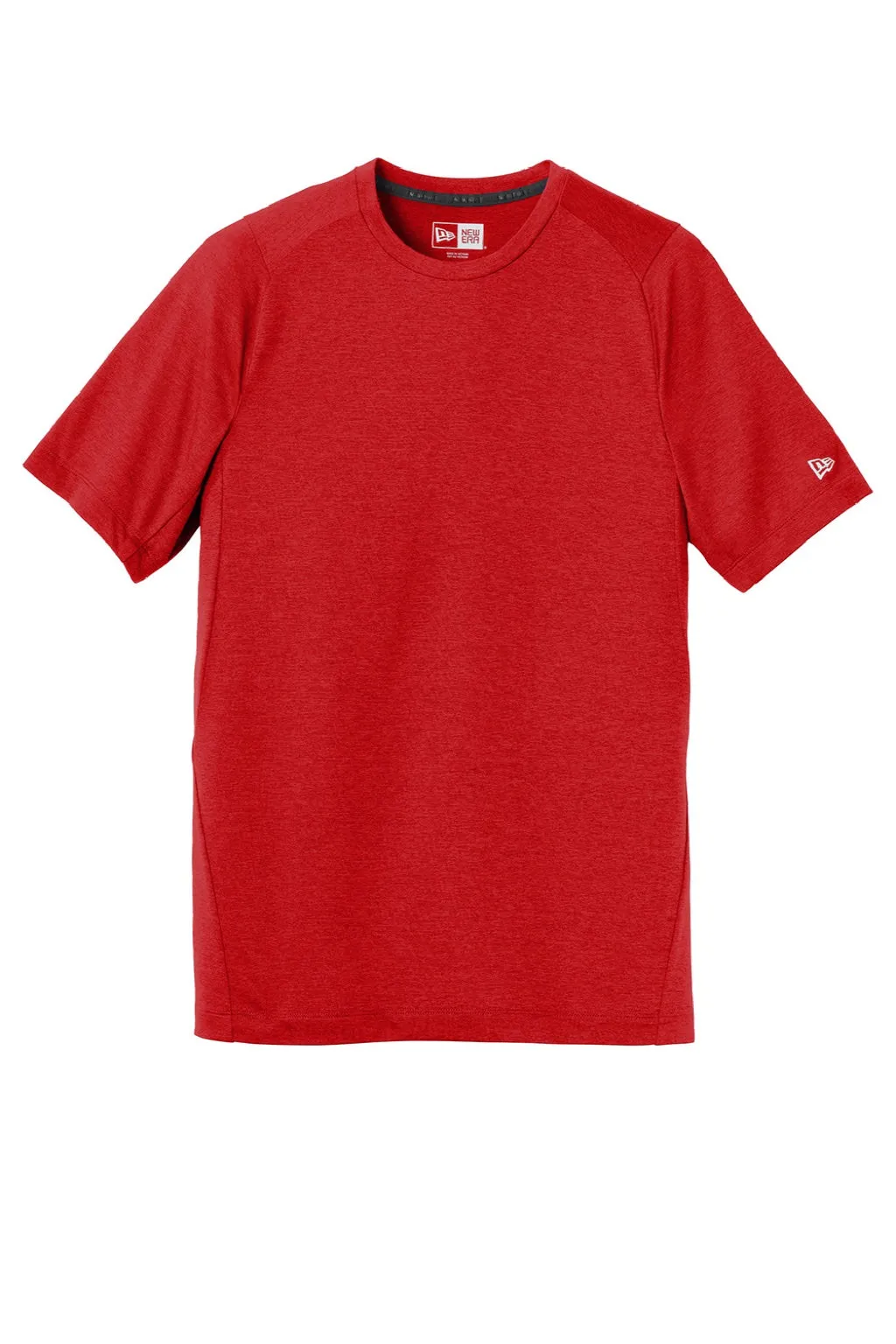 New Era Mens Series Performance Jersey Moisture Wicking Short Sleeve Crewneck T-Shirt - Scarlet Red