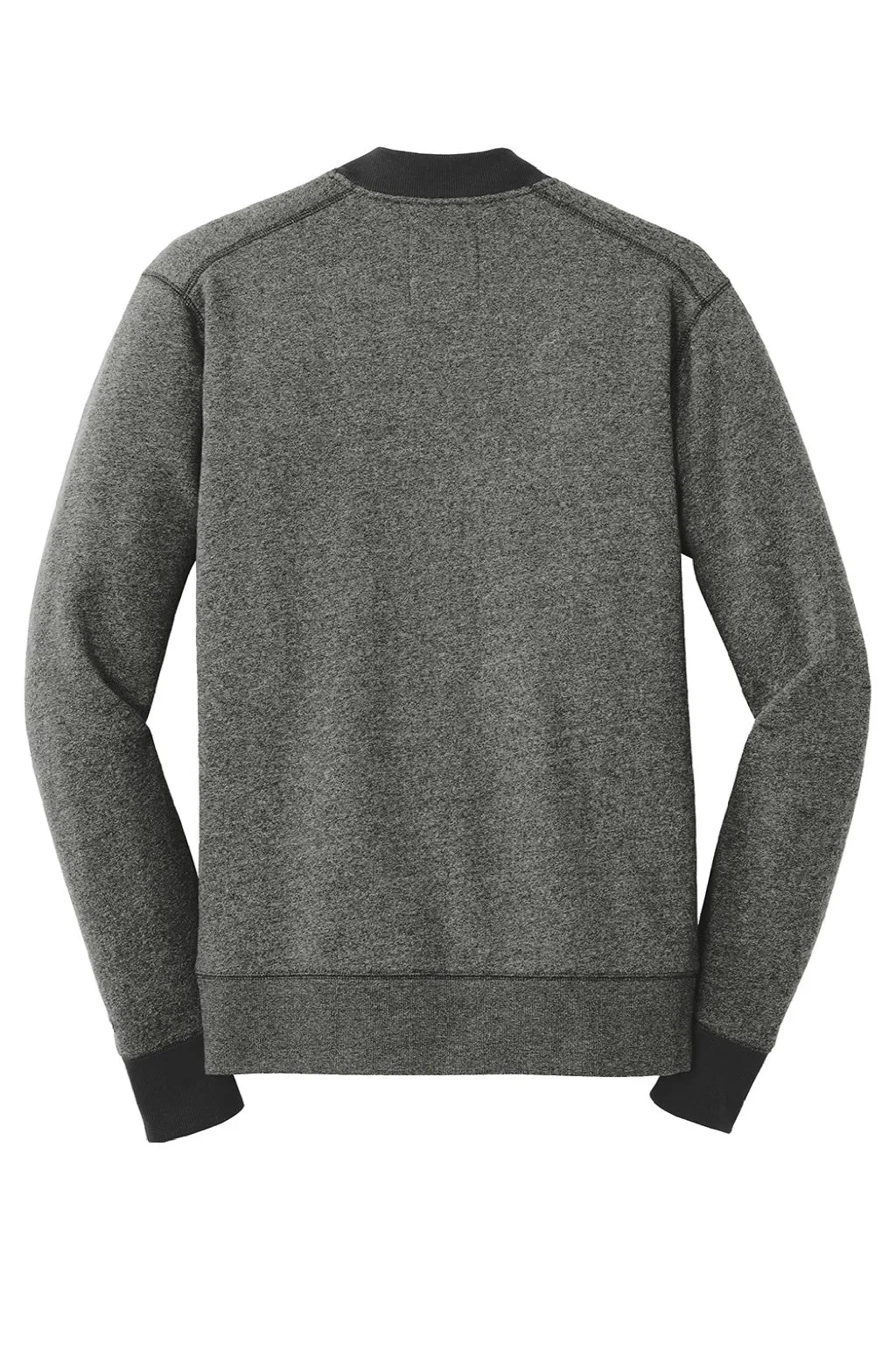 New Era Mens Sueded French Terry Full Zip Jacket - Black Twist/Black