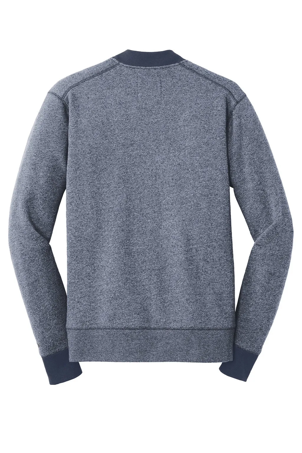 New Era Mens Sueded French Terry Full Zip Jacket - Navy Blue Twist/Navy Blue