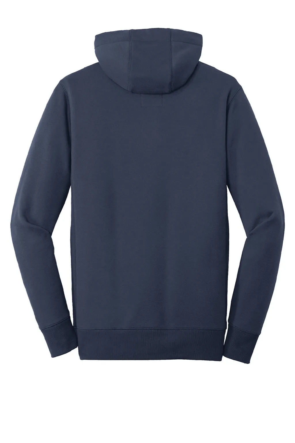 New Era Mens Sueded French Terry Hooded Sweatshirt Hoodie w/ Pouch Pocket - Navy Blue