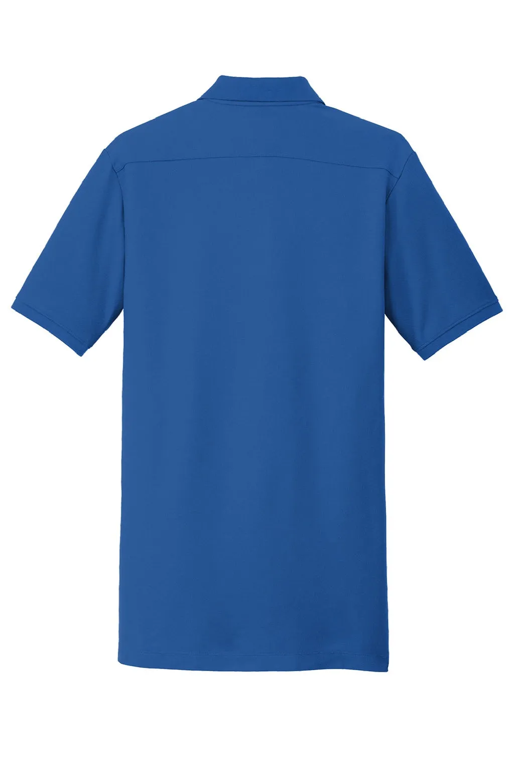 New Era Mens Venue Home Plate Moisture Wicking Short Sleeve Polo Shirt - Royal Blue