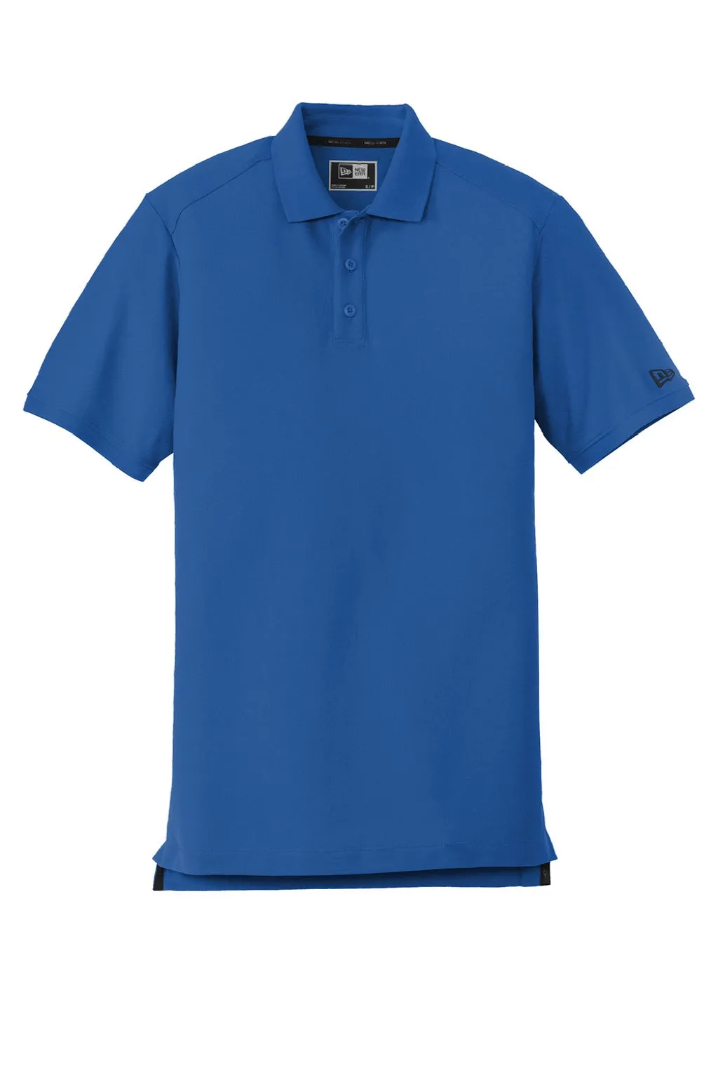 New Era Mens Venue Home Plate Moisture Wicking Short Sleeve Polo Shirt - Royal Blue
