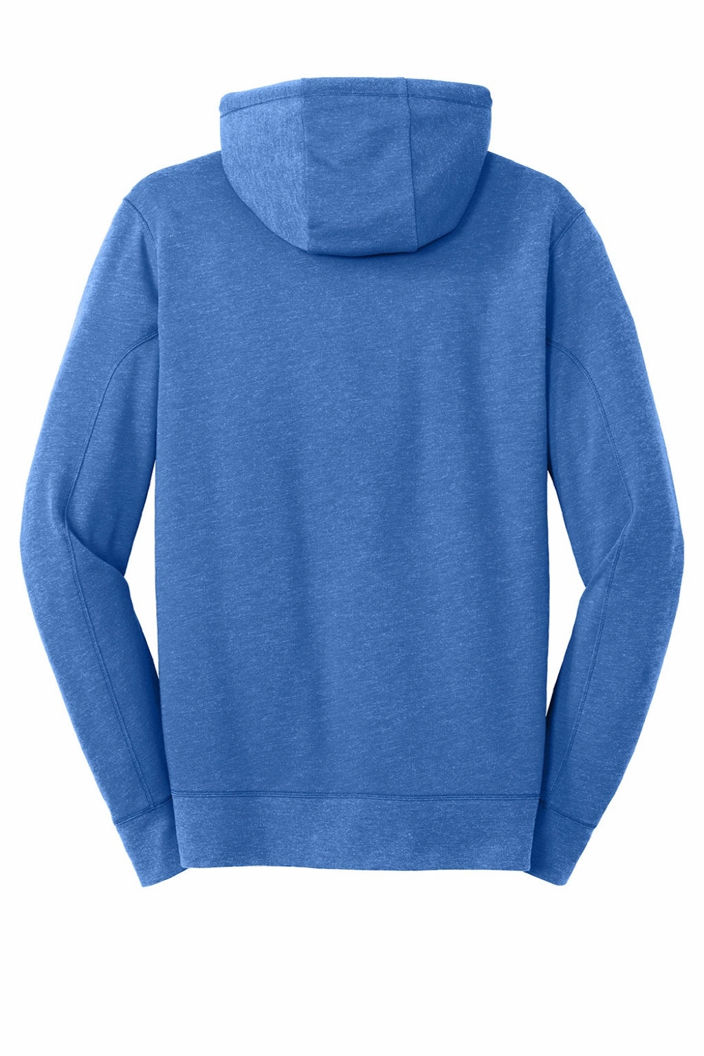 New Era Mens Fleece Full Zip Hooded Sweatshirt Hoodie w/ Pockets - Heather Royal Blue