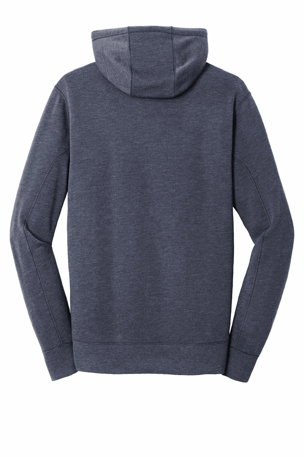 New Era Mens Fleece Hooded Sweatshirt Hoodie w/ Pouch Pocket - Heather Navy Blue