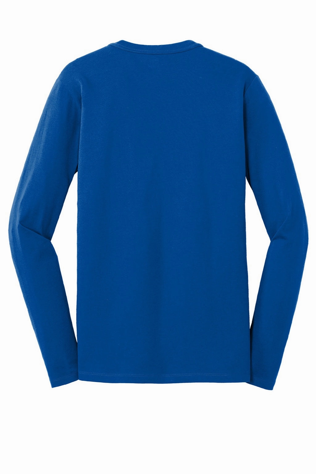 New Era Mens Heritage Long Sleeve Crewneck T-Shirt - Royal Blue