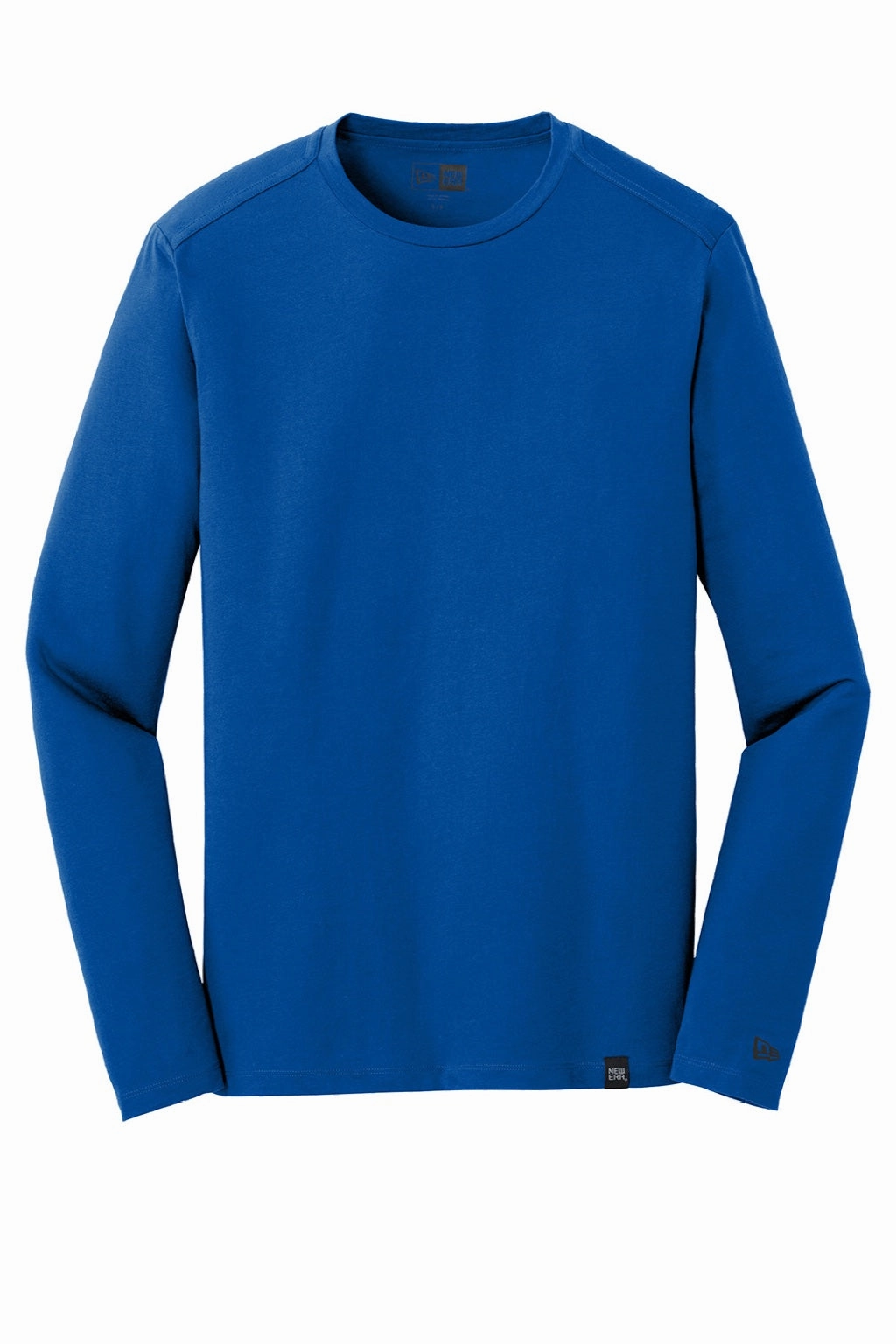 New Era Mens Heritage Long Sleeve Crewneck T-Shirt - Royal Blue