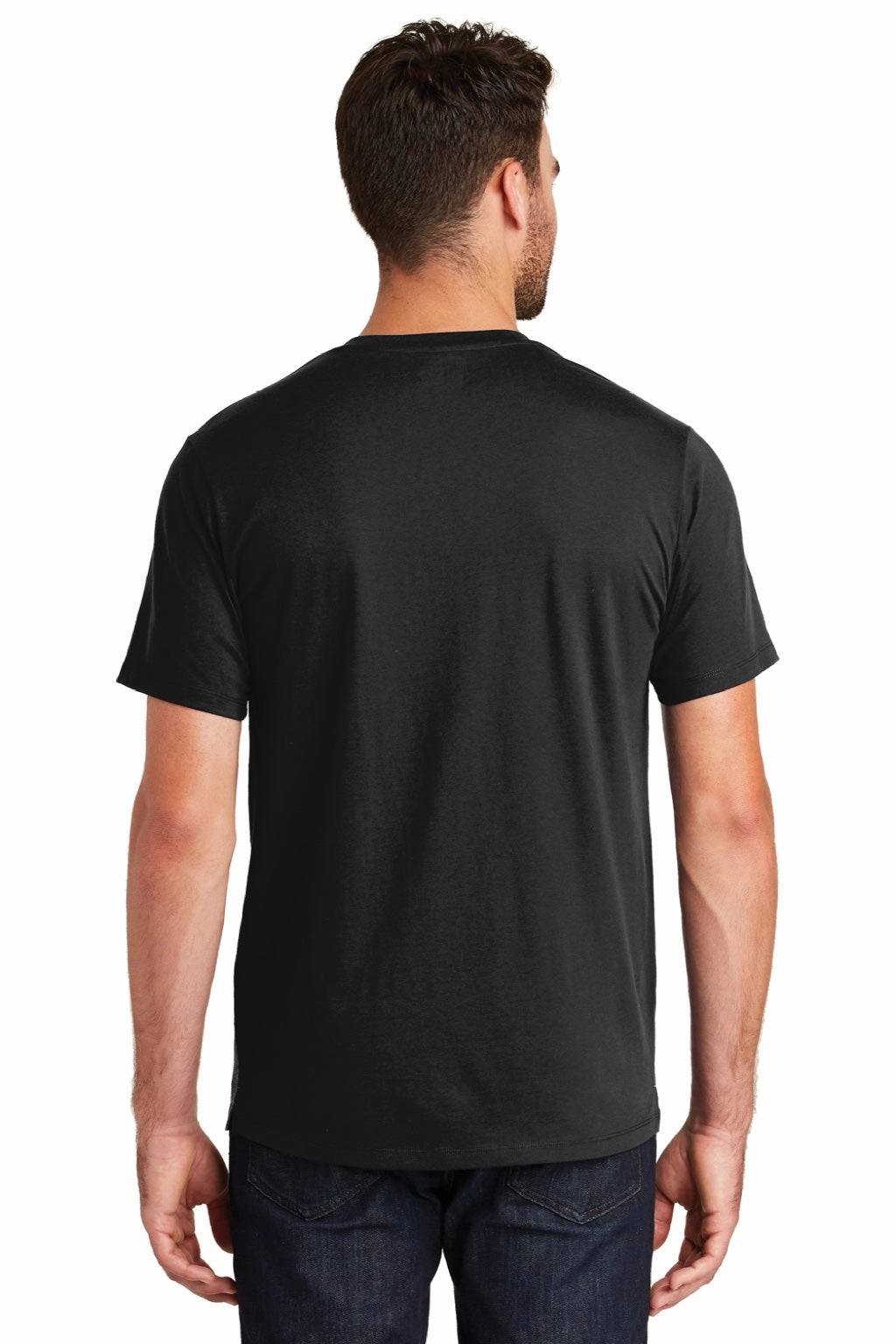 New Era Mens Heritage Short Sleeve Crewneck T-Shirt - Black Twist/Black