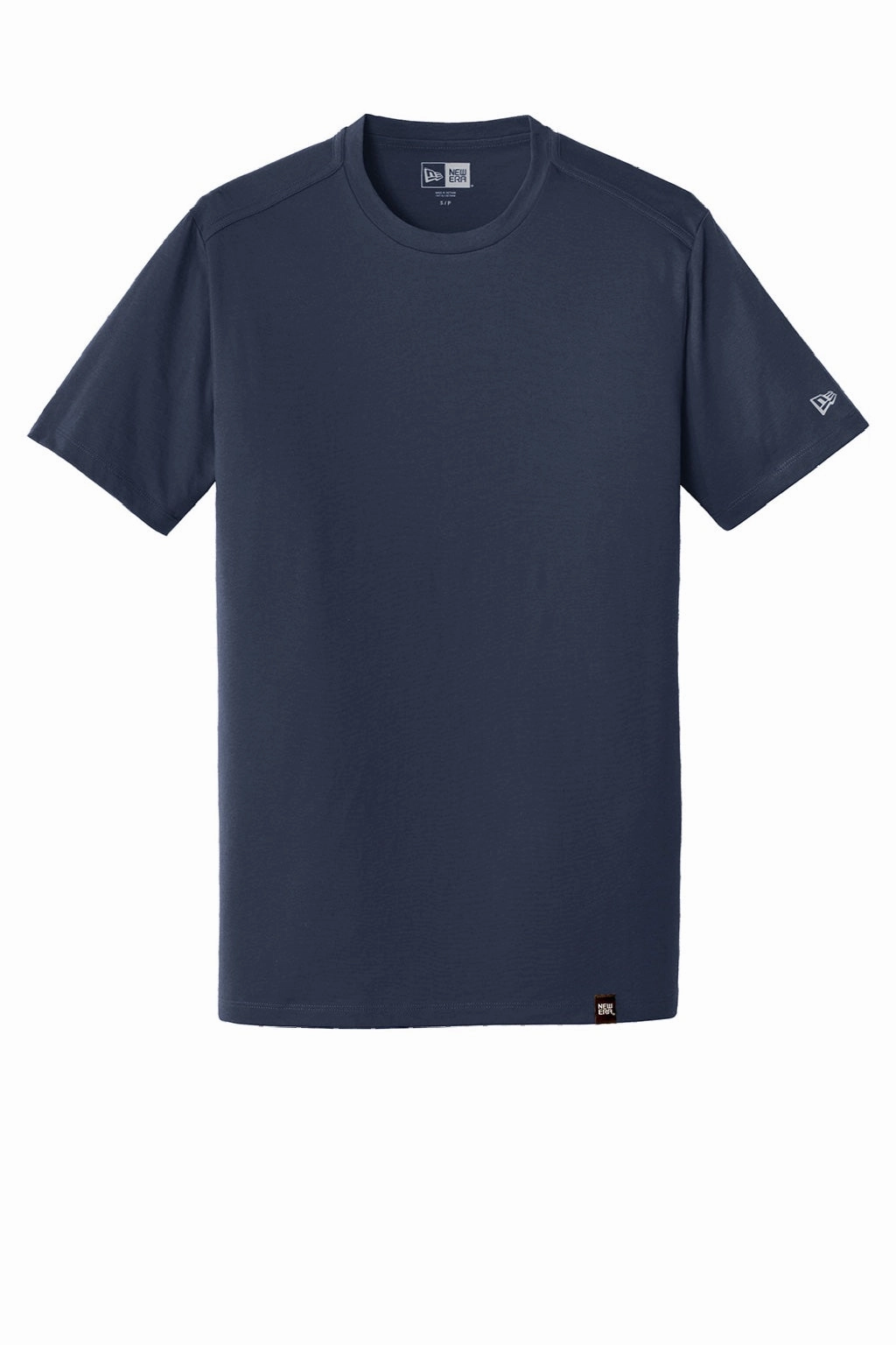 New Era Mens Heritage Short Sleeve Crewneck T-Shirt - True Navy Blue