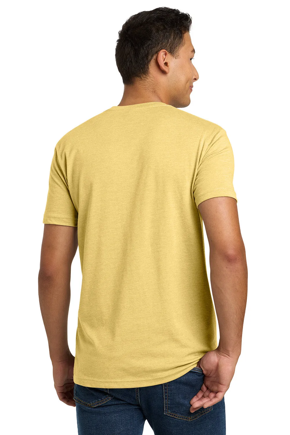 Next Level Mens CVC Jersey Short Sleeve Crewneck T-Shirt - Banana Cream Yellow