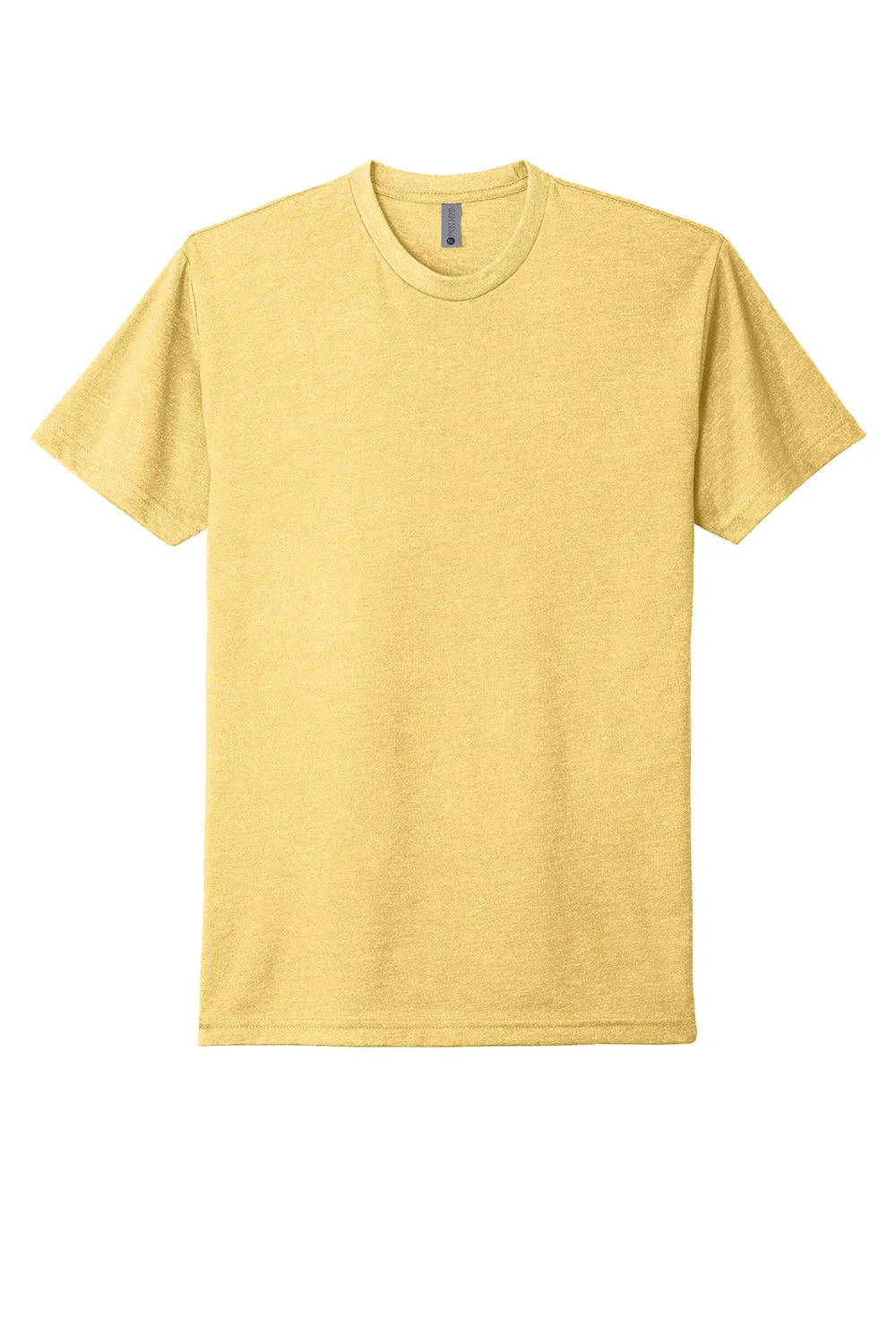 Next Level Mens CVC Jersey Short Sleeve Crewneck T-Shirt - Banana Cream Yellow