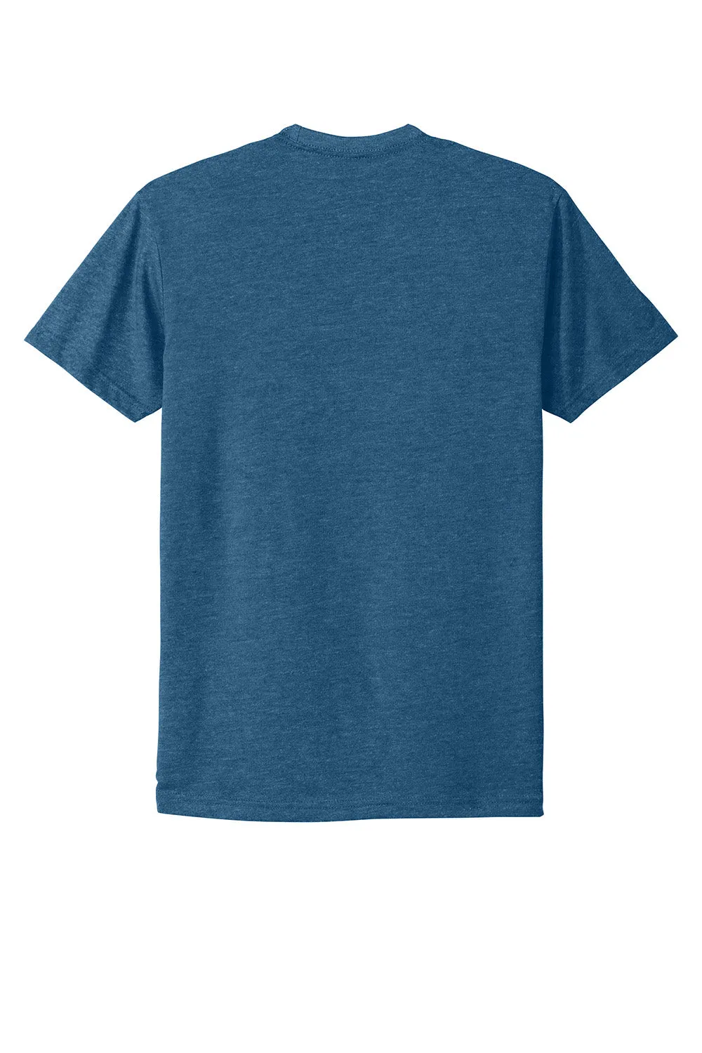 Next Level Mens CVC Jersey Short Sleeve Crewneck T-Shirt - Heather Cool Blue