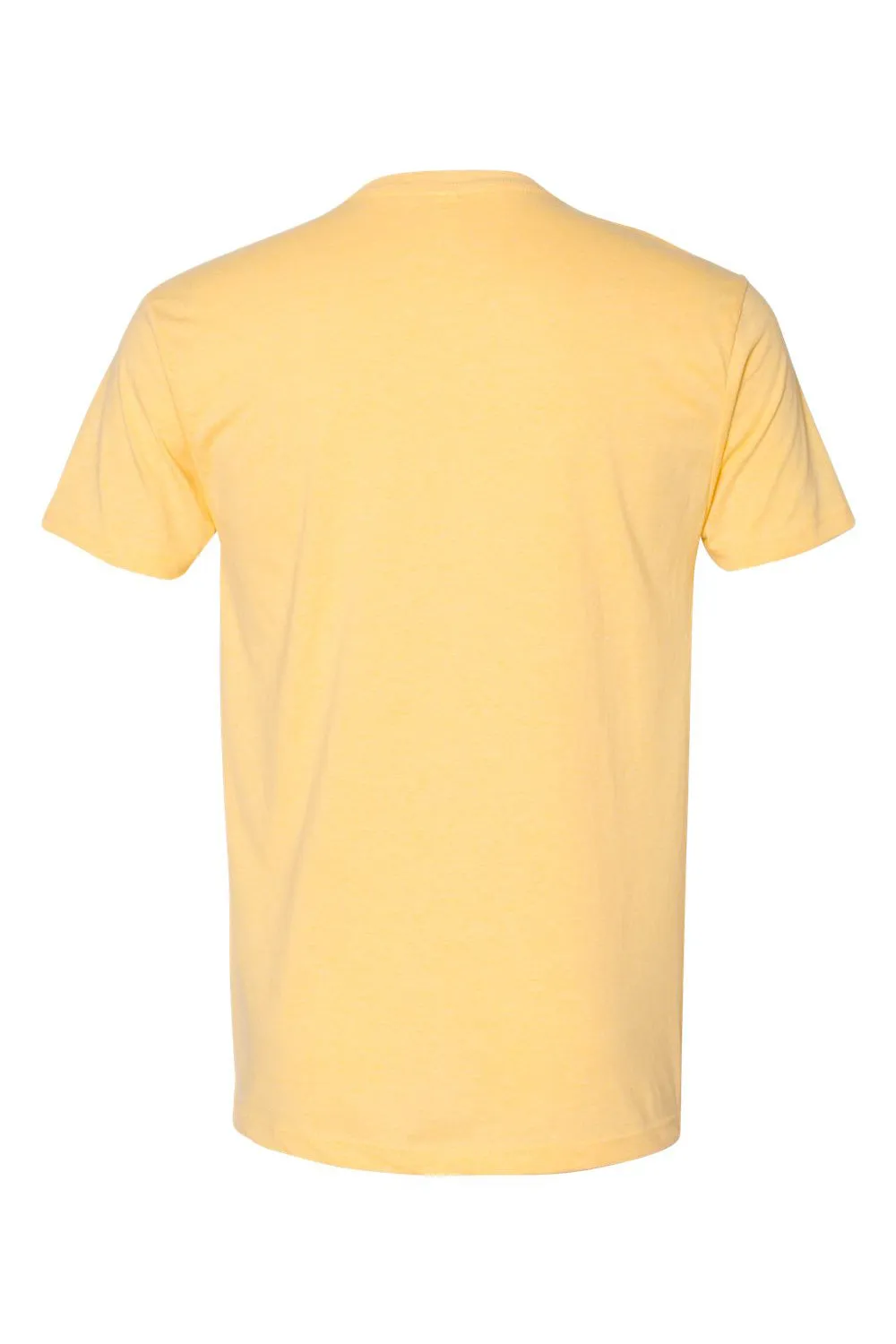 Next Level Mens CVC Jersey Short Sleeve V-Neck T-Shirt - Banana Cream Yellow