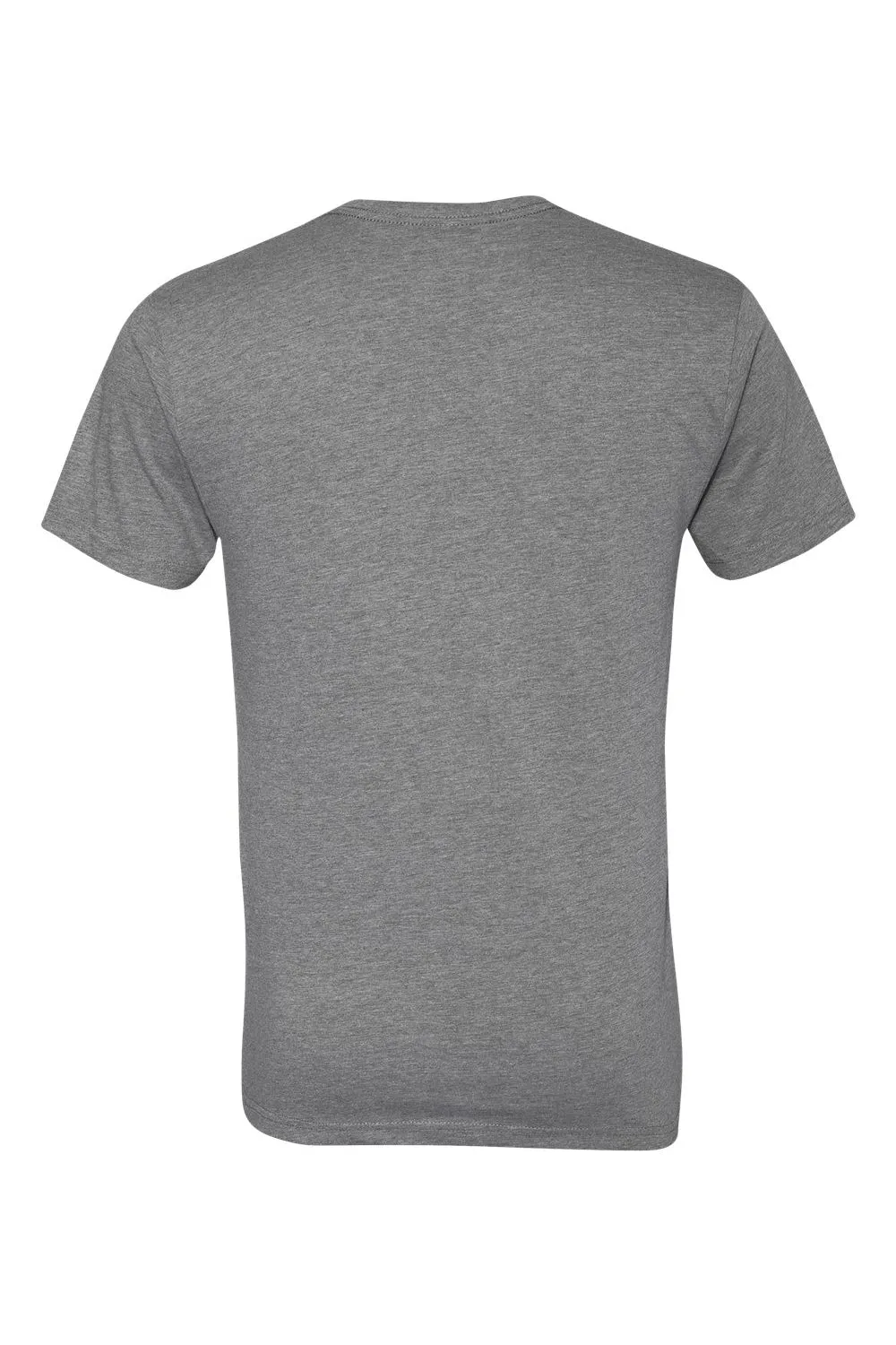 Next Level Mens CVC Jersey Short Sleeve V-Neck T-Shirt - Heather Dark Grey