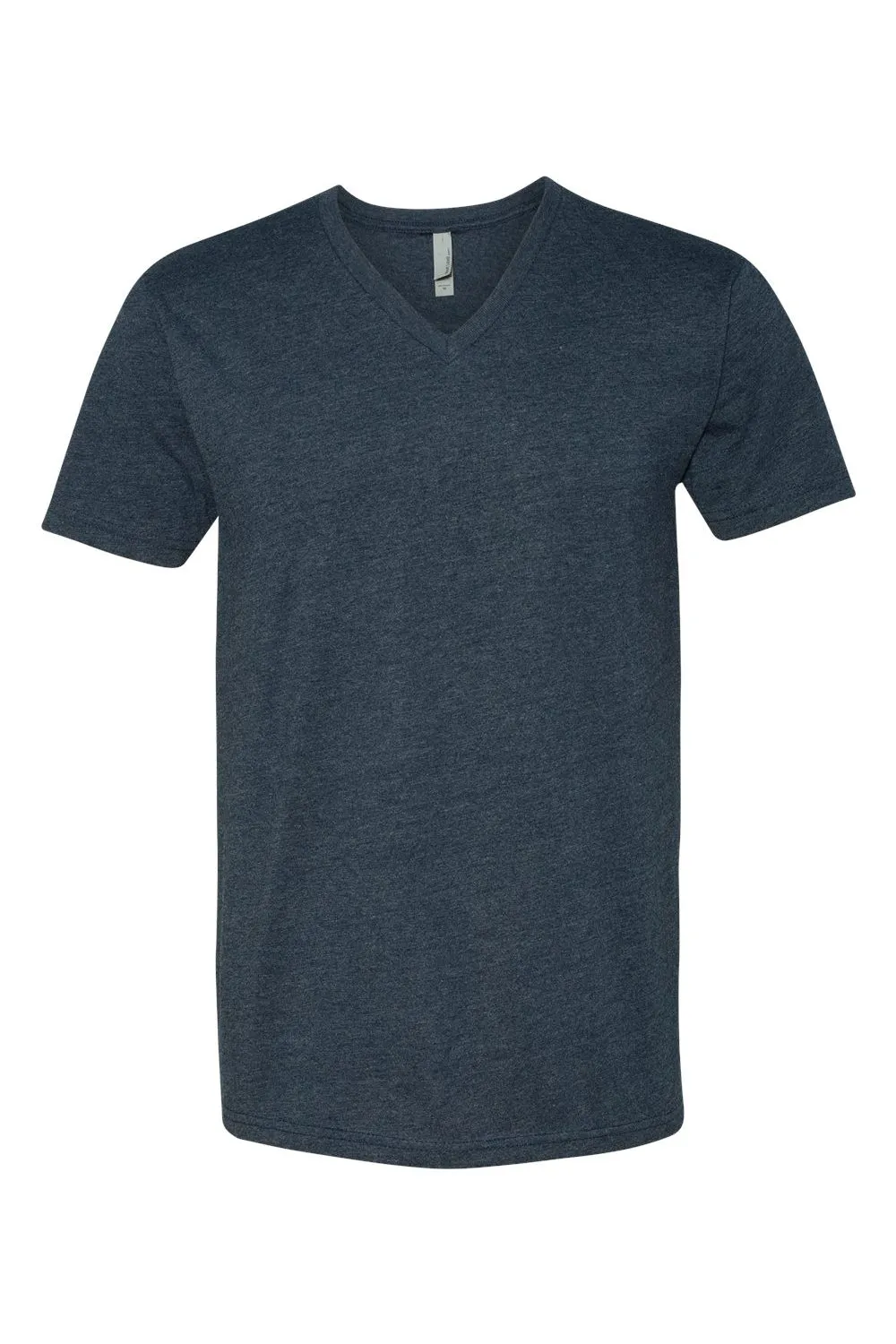 Next Level Mens CVC Jersey Short Sleeve V-Neck T-Shirt - Midnight Navy Blue