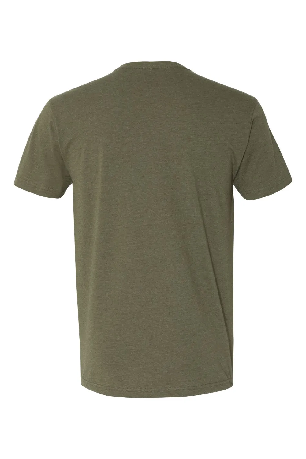 Next Level Mens CVC Jersey Short Sleeve V-Neck T-Shirt - Military Green