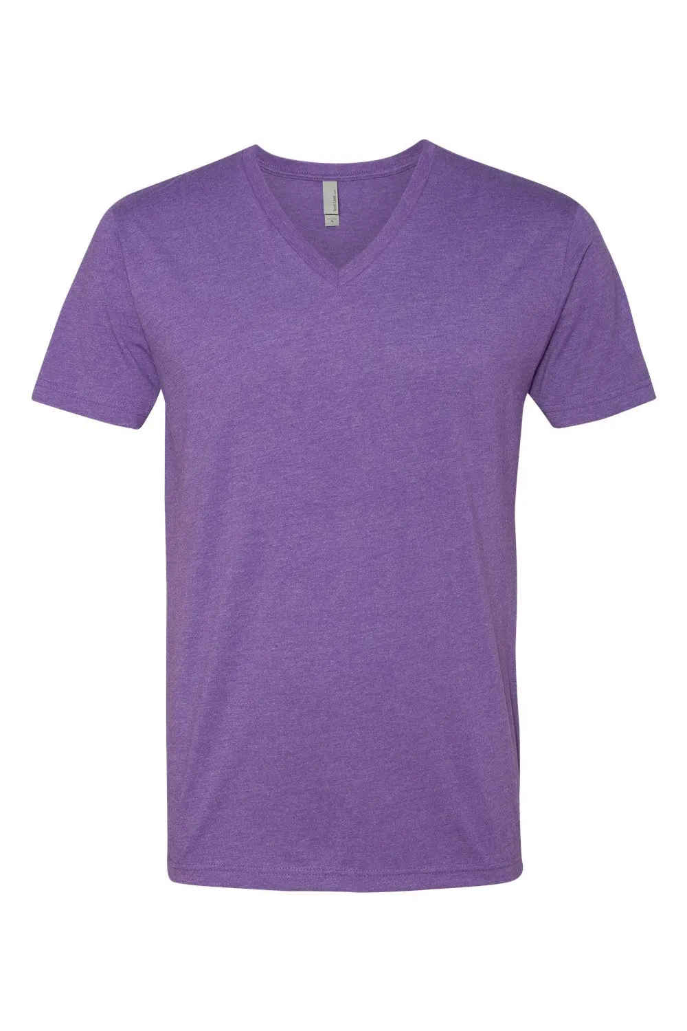 Next Level Mens CVC Jersey Short Sleeve V-Neck T-Shirt - Purple Rush