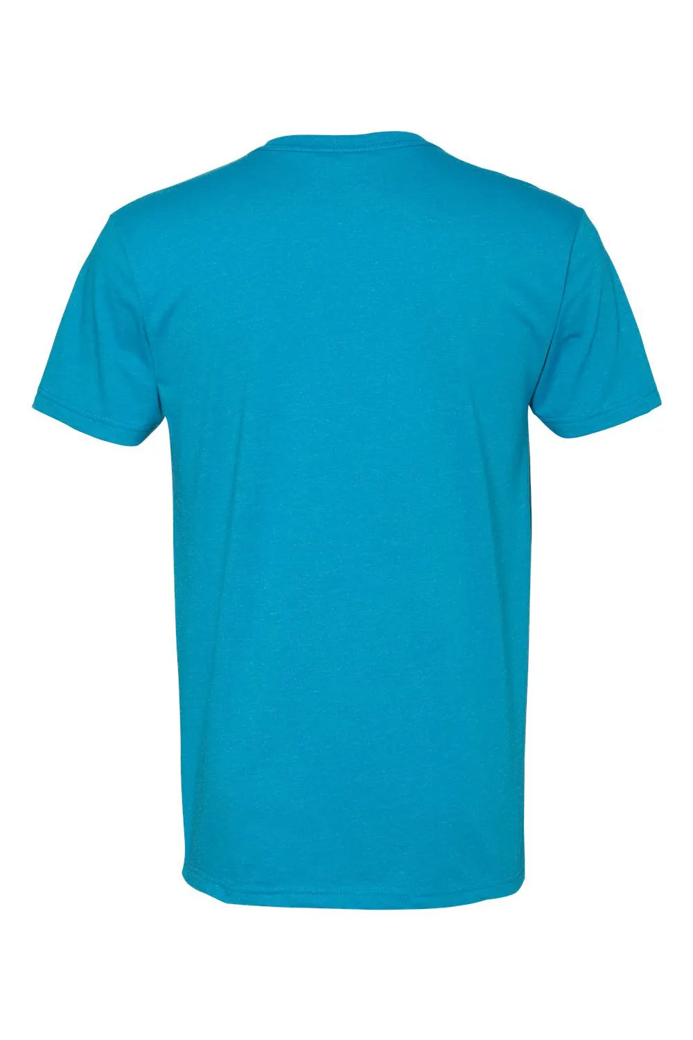Next Level Mens CVC Jersey Short Sleeve V-Neck T-Shirt - Turquoise Blue