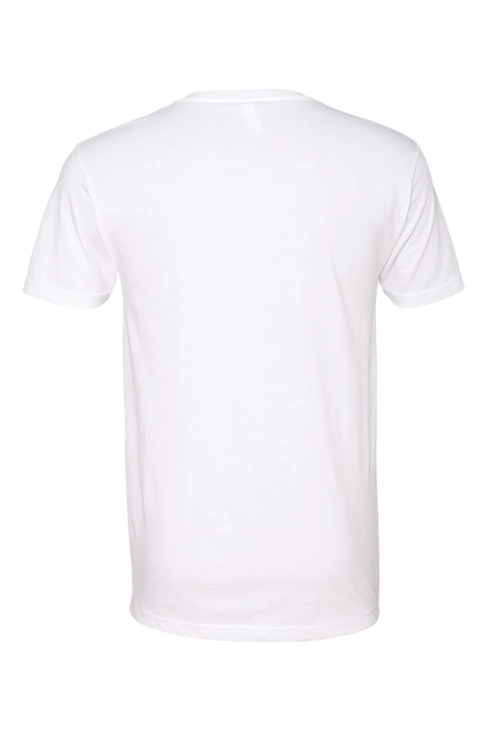 Next Level Mens CVC Jersey Short Sleeve V-Neck T-Shirt - White
