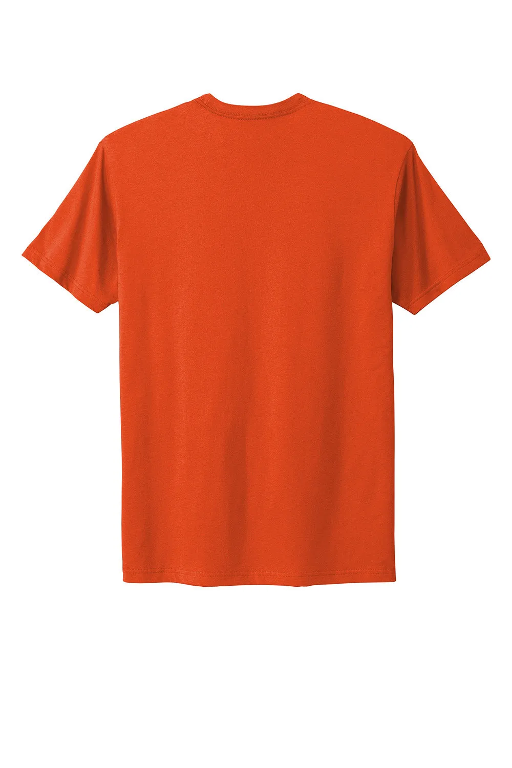 Next Level Mens Fine Jersey Short Sleeve Crewneck T-Shirt - Classic Orange