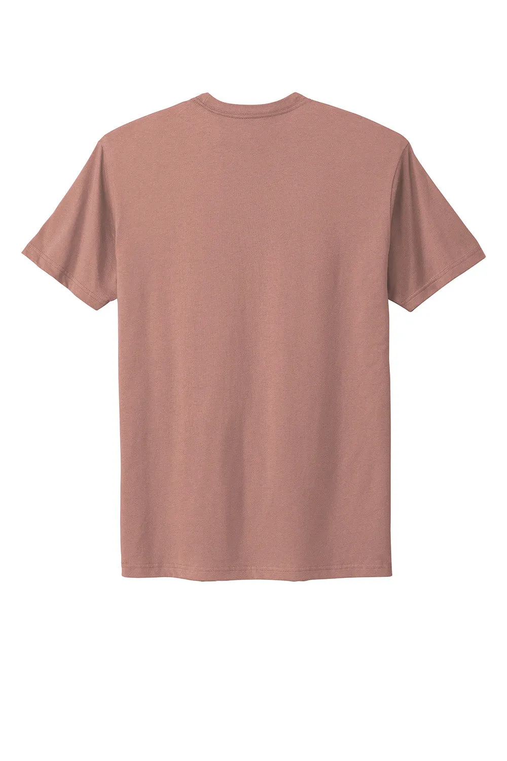 Next Level Mens Fine Jersey Short Sleeve Crewneck T-Shirt - Desert Pink