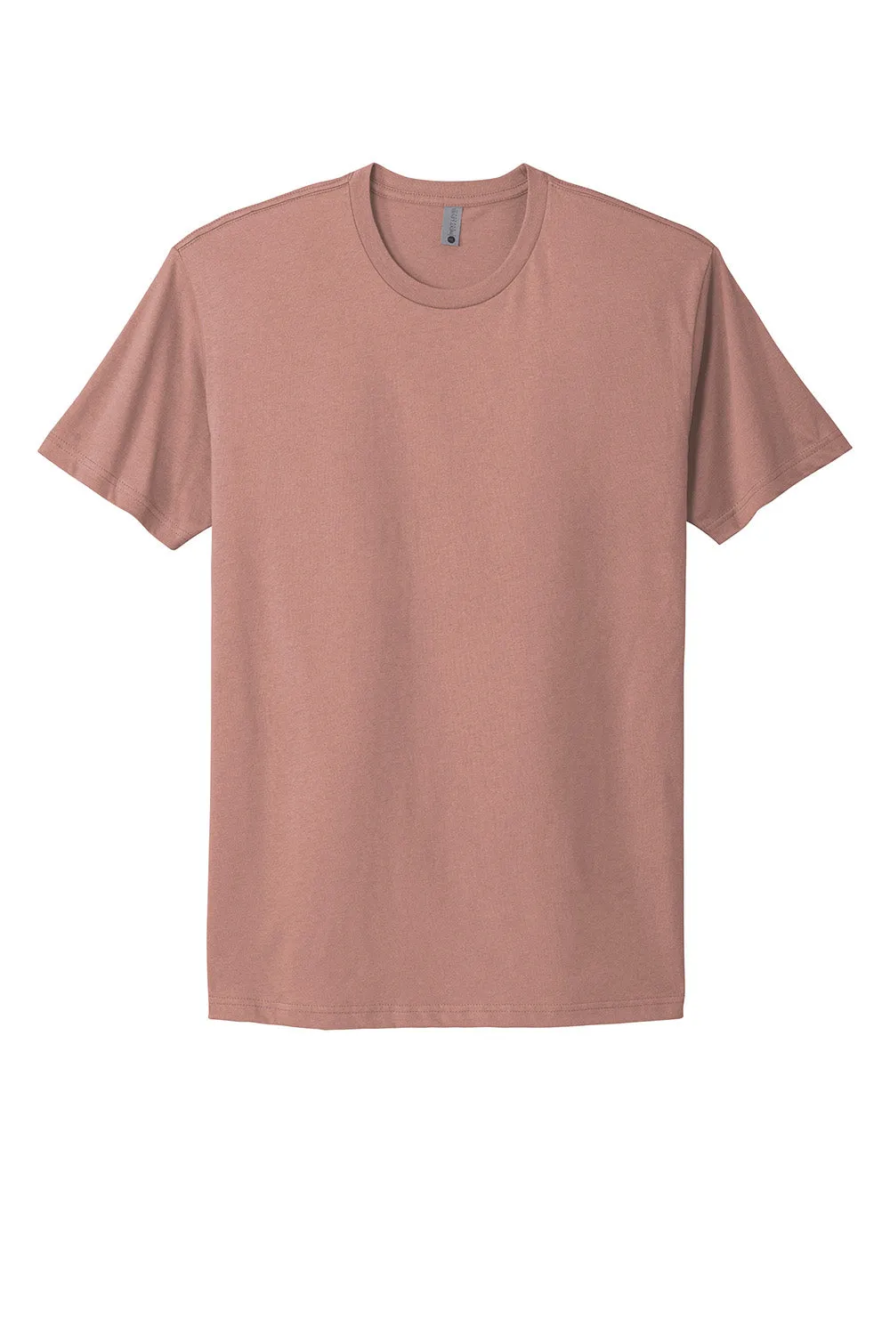 Next Level Mens Fine Jersey Short Sleeve Crewneck T-Shirt - Desert Pink