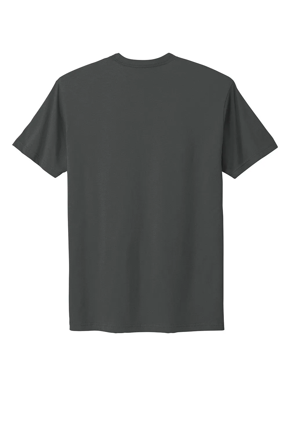 Next Level Mens Fine Jersey Short Sleeve Crewneck T-Shirt - Heavy Metal Grey