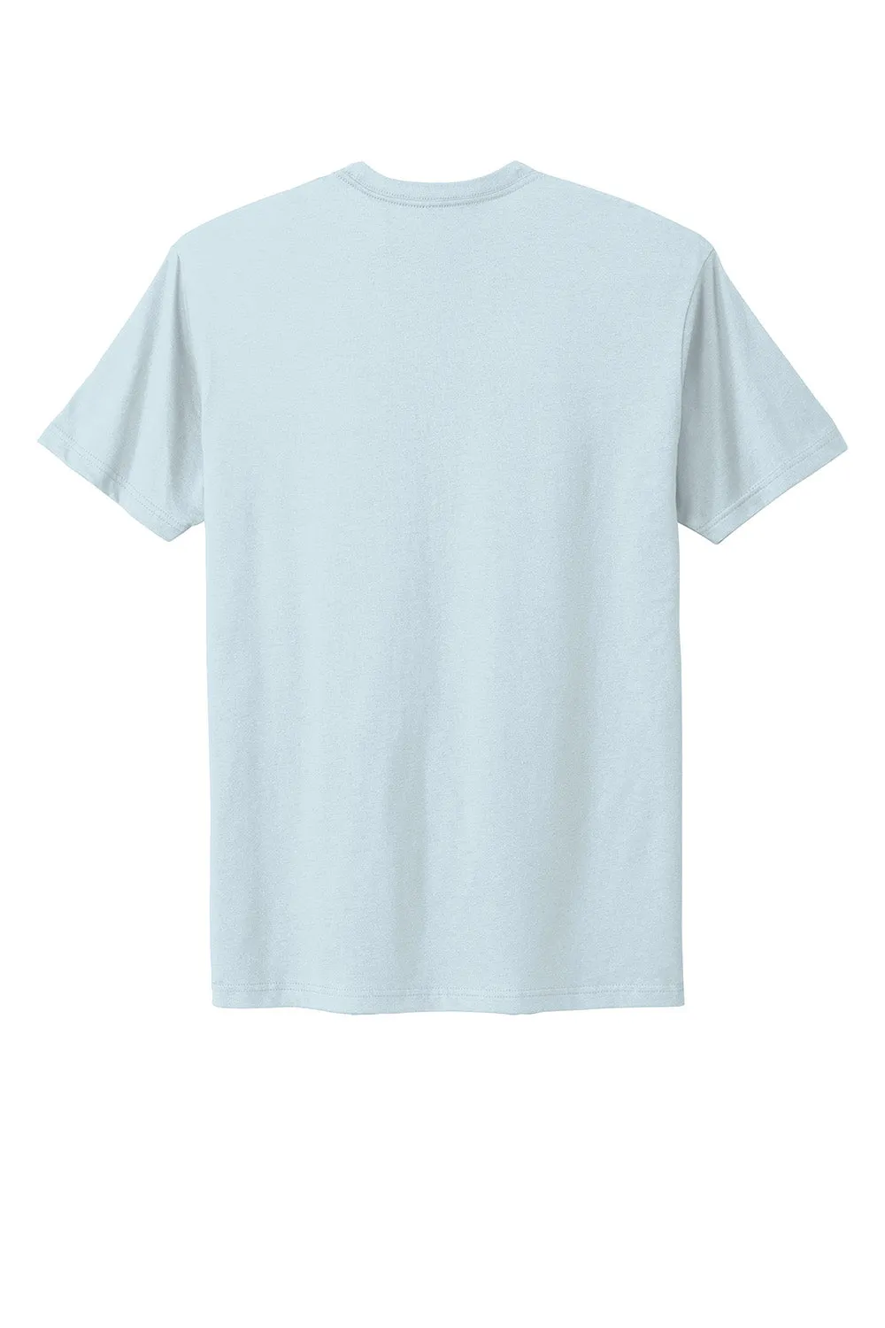 Next Level Mens Fine Jersey Short Sleeve Crewneck T-Shirt - Light Blue