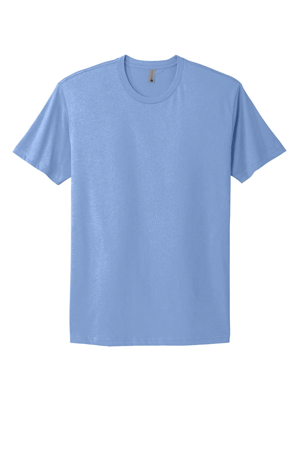 Next Level Mens Fine Jersey Short Sleeve Crewneck T-Shirt - Peri Blue