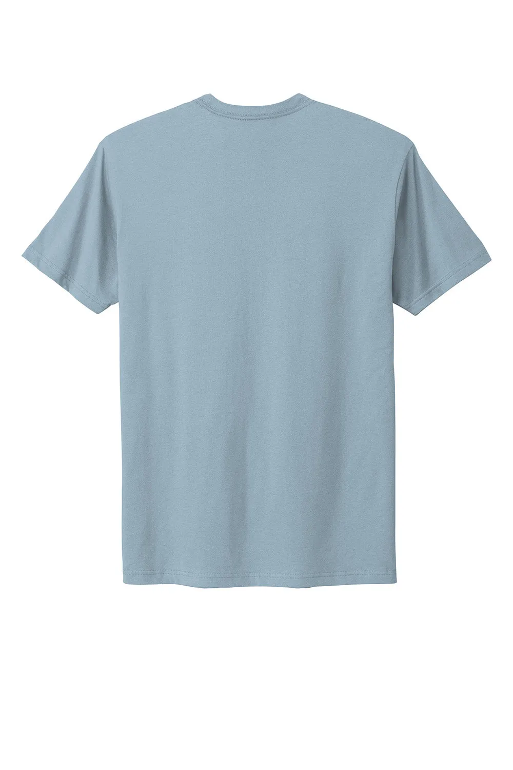 Next Level Mens Fine Jersey Short Sleeve Crewneck T-Shirt - Stonewash Denim Blue