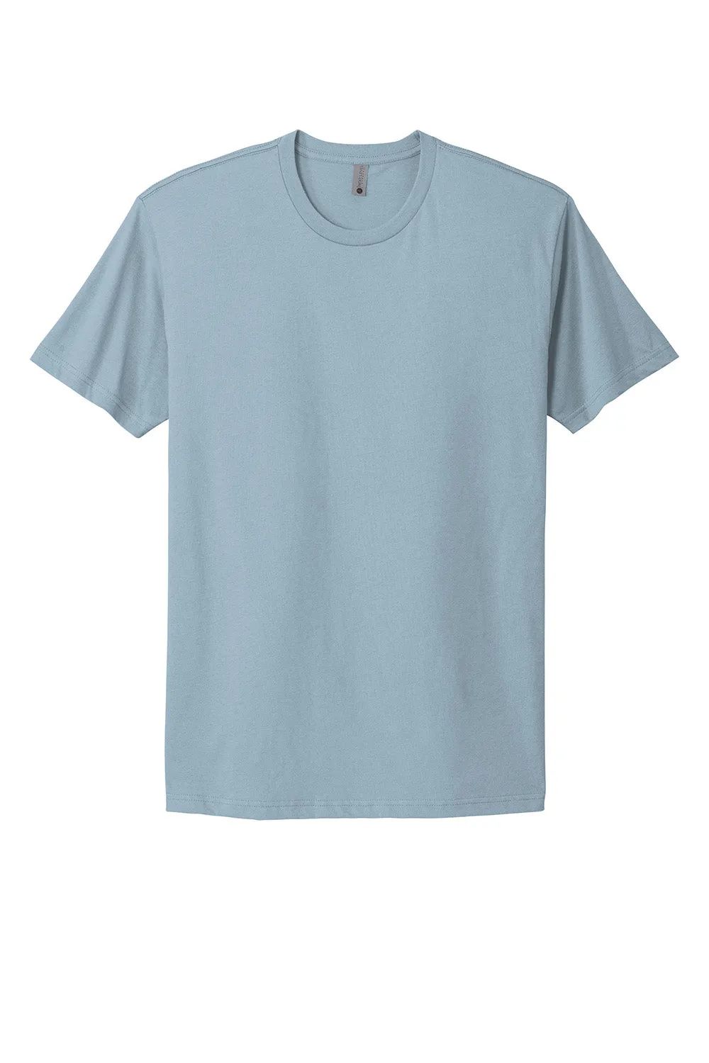 Next Level Mens Fine Jersey Short Sleeve Crewneck T-Shirt - Stonewash Denim Blue