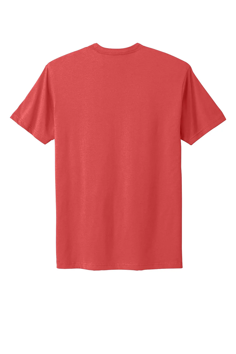 Next Level Mens Fine Jersey Short Sleeve Crewneck T-Shirt - Watermelon Red