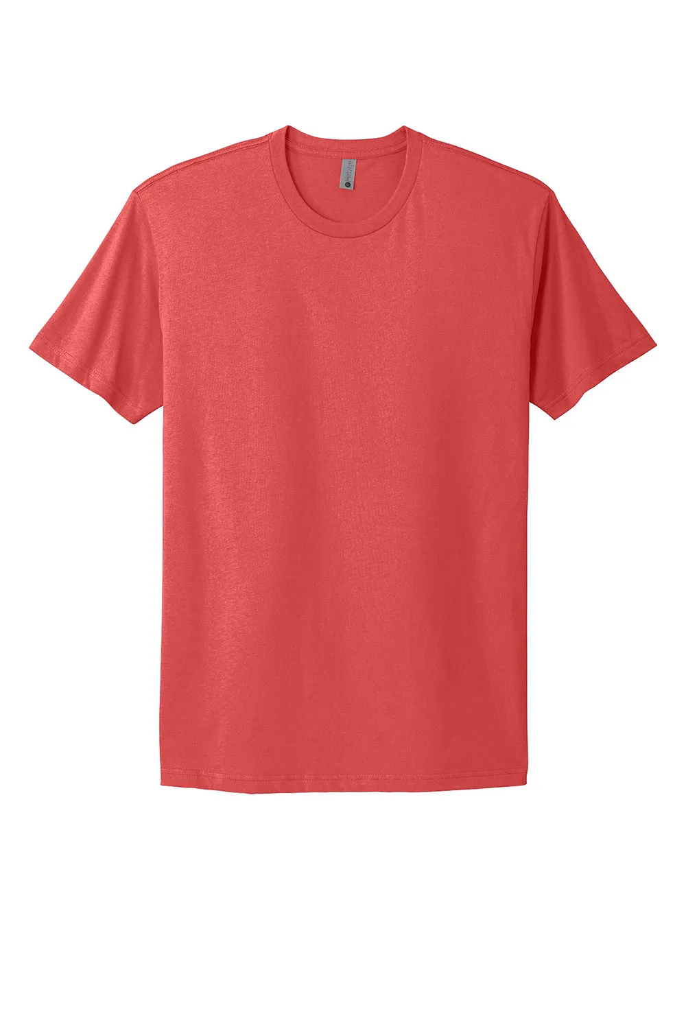 Next Level Mens Fine Jersey Short Sleeve Crewneck T-Shirt - Watermelon Red
