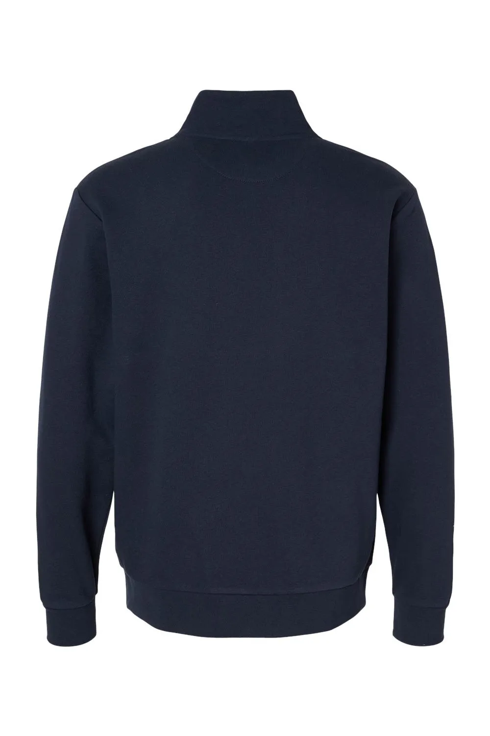 Next Level Mens Fleece 1/4 Zip Sweatshirt - Midnight Navy Blue