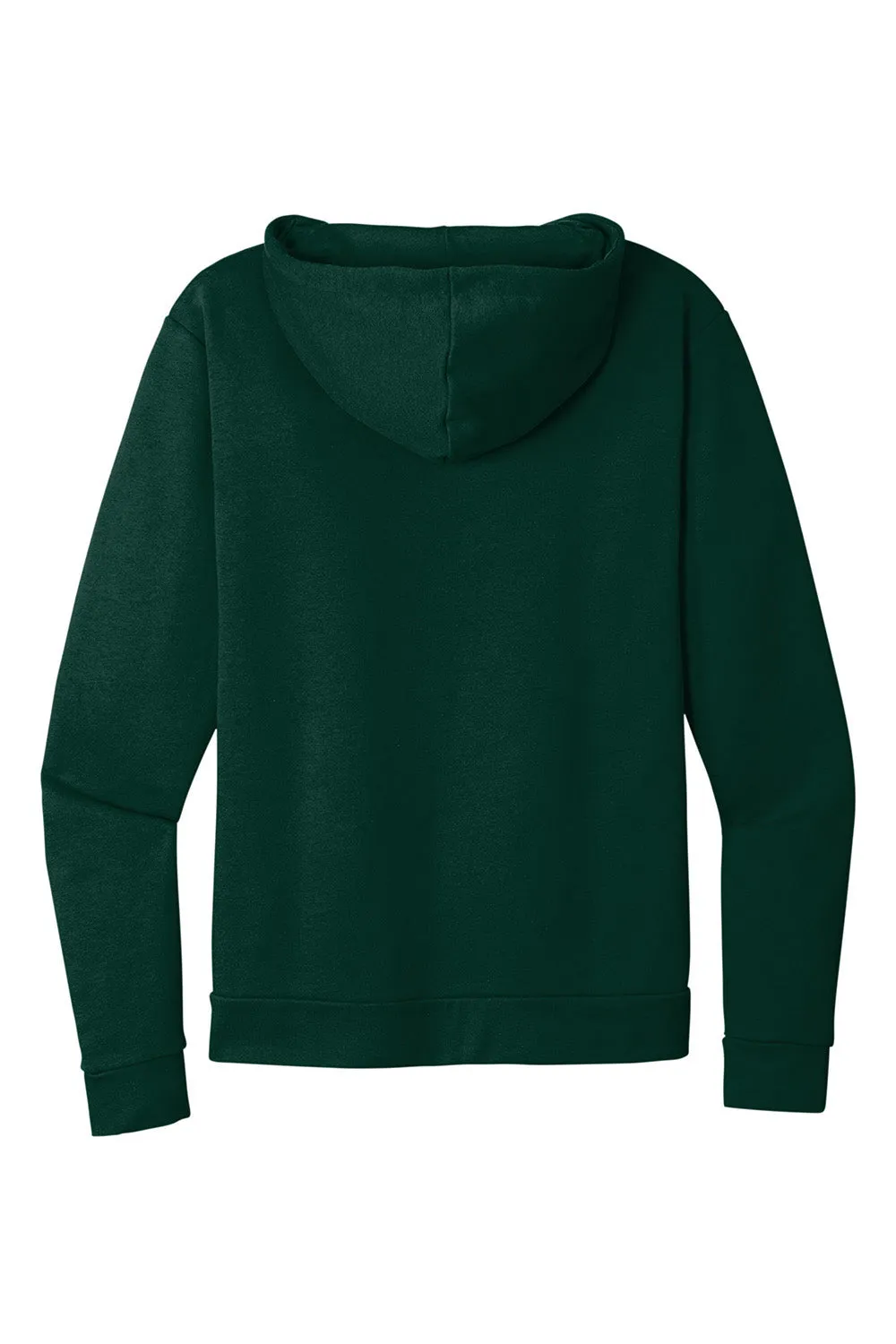 Next Level Mens Fleece Full Zip Hooded Sweatshirt Hoodie w/ Pockets - Forest Green - Closeout