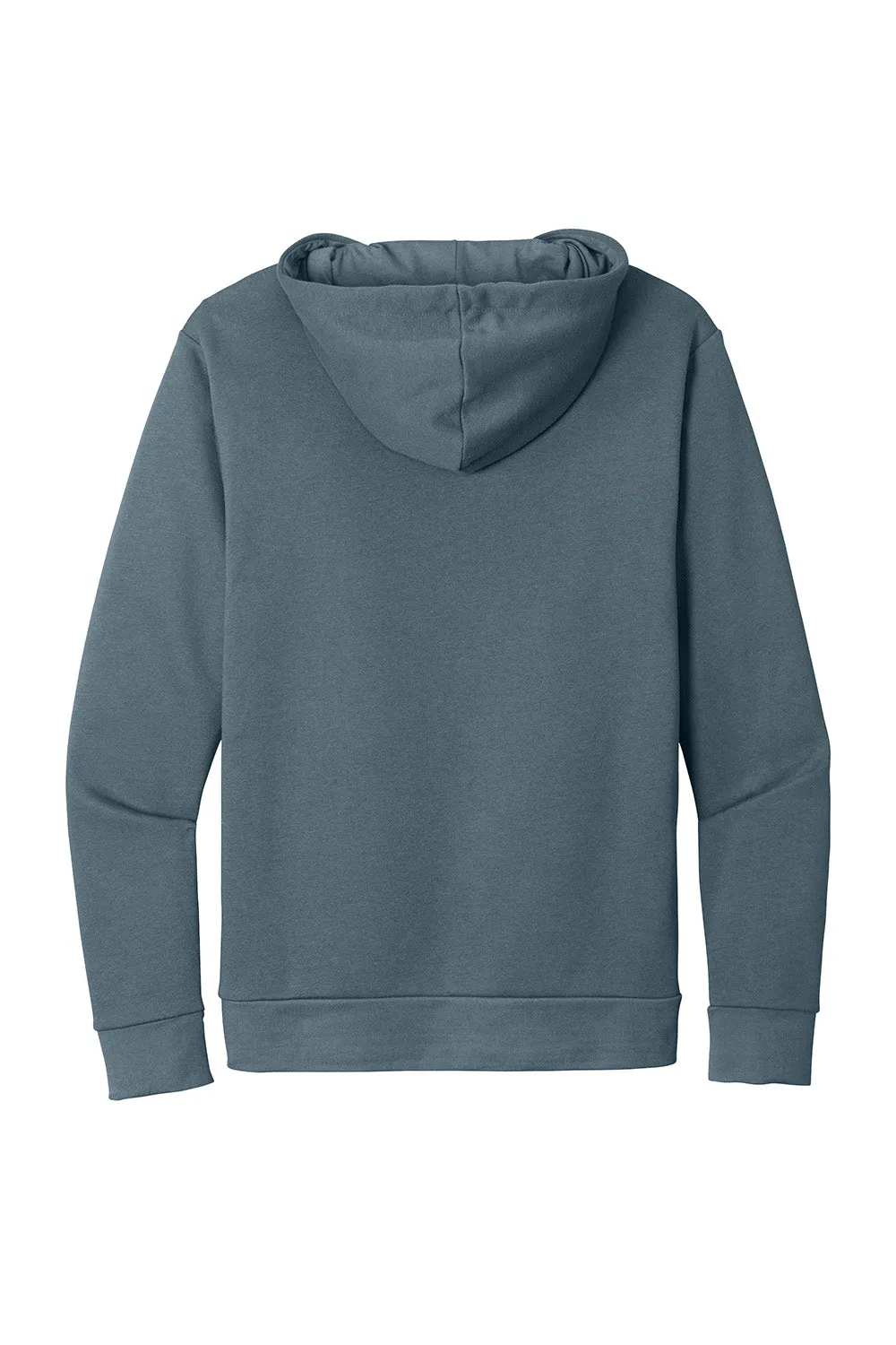 Next Level Mens Fleece Hooded Sweatshirt Hoodie w/ Pouch Pocket - Antique Denim Blue