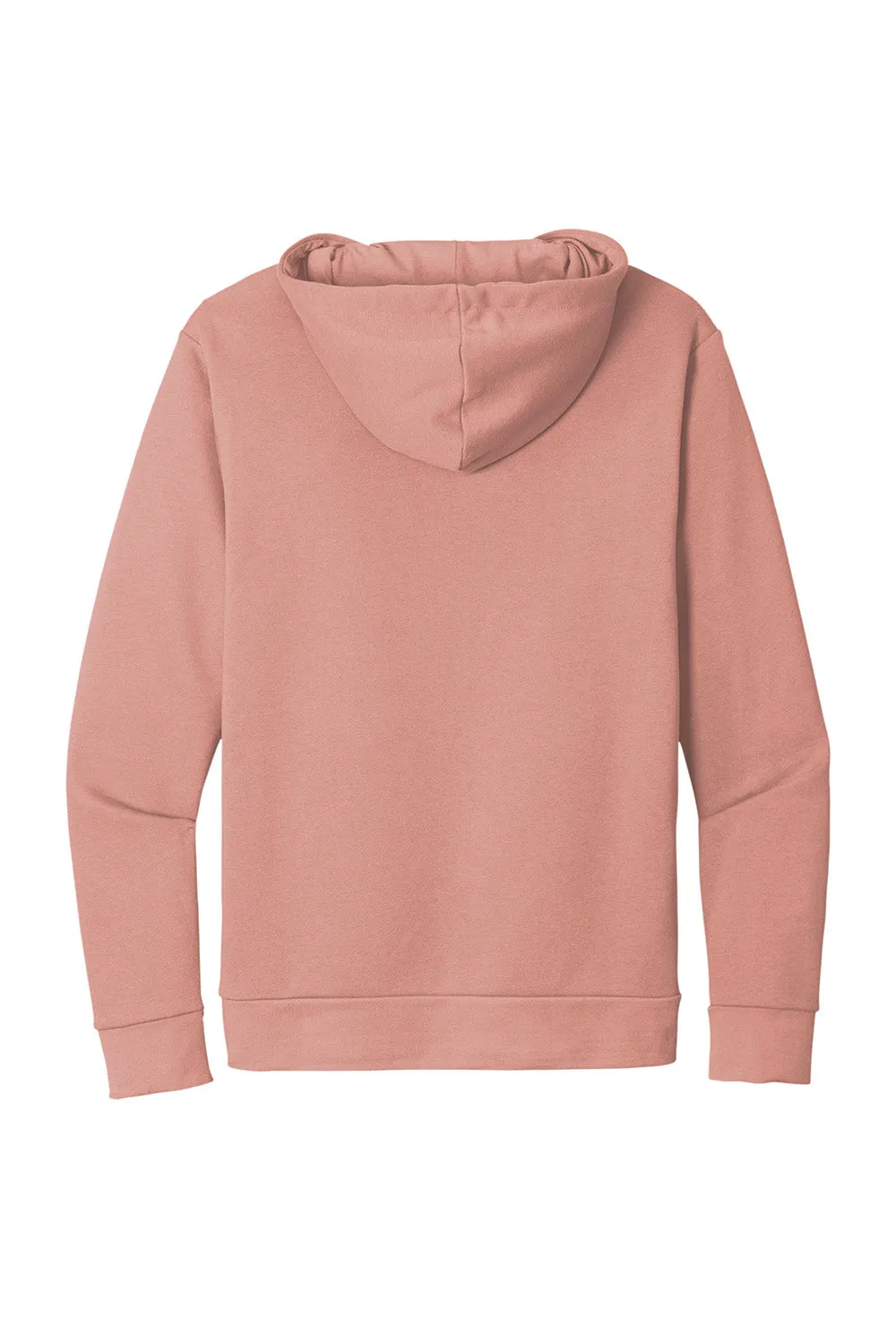 Next Level Mens Fleece Hooded Sweatshirt Hoodie w/ Pouch Pocket - Desert Pink