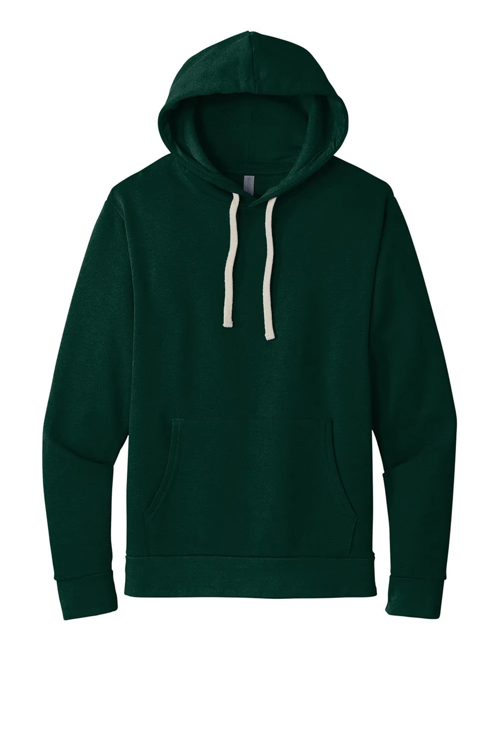 Next Level Mens Fleece Hooded Sweatshirt Hoodie w/ Pouch Pocket - Forest Green