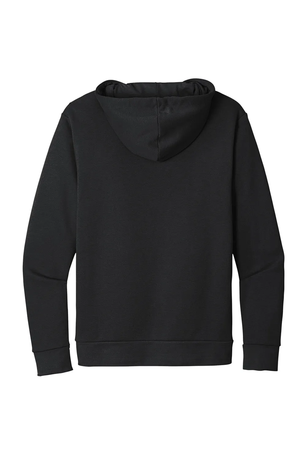 Next Level Mens Fleece Hooded Sweatshirt Hoodie w/ Pouch Pocket - Graphite Black