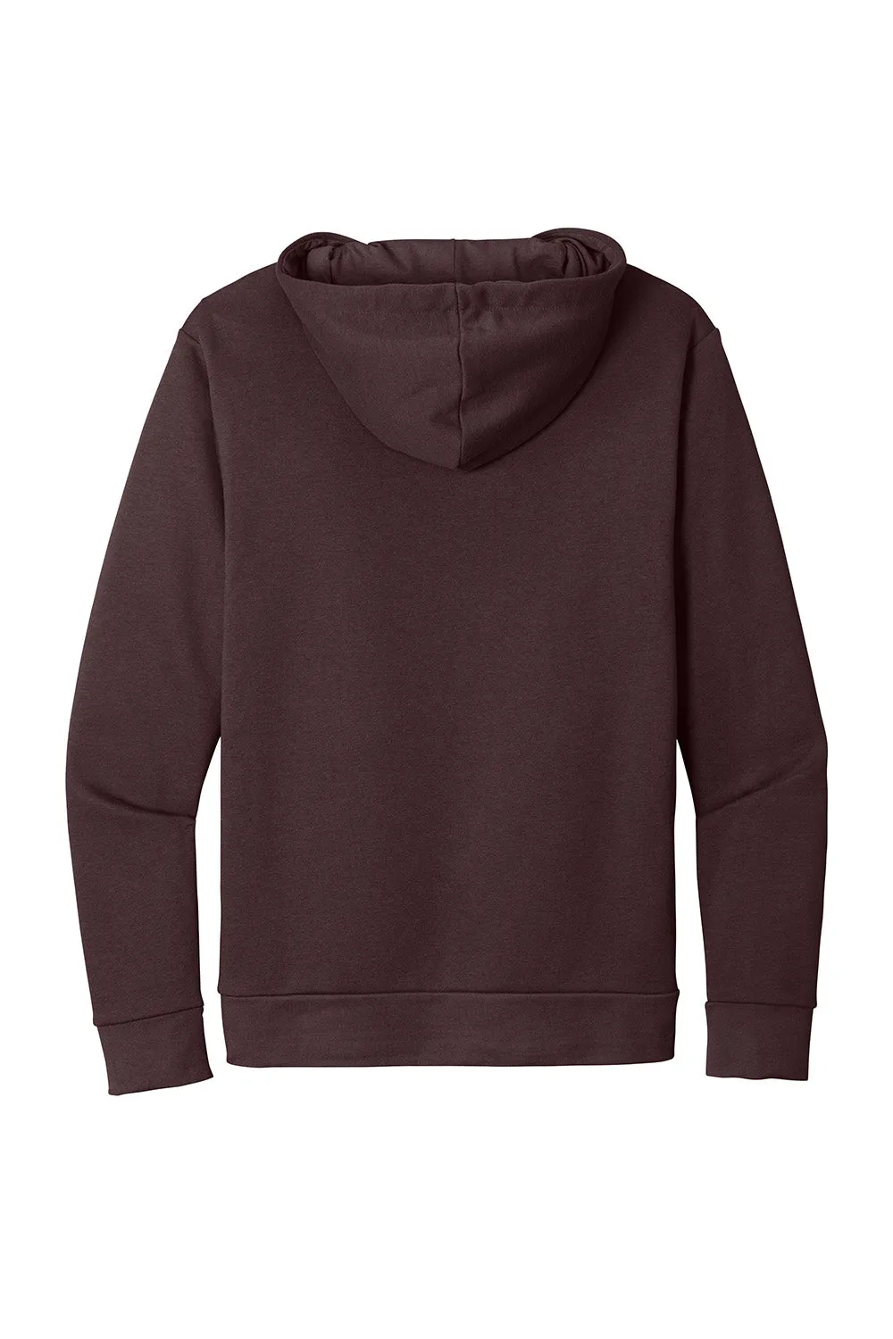 Next Level Mens Fleece Hooded Sweatshirt Hoodie w/ Pouch Pocket - Oxblood