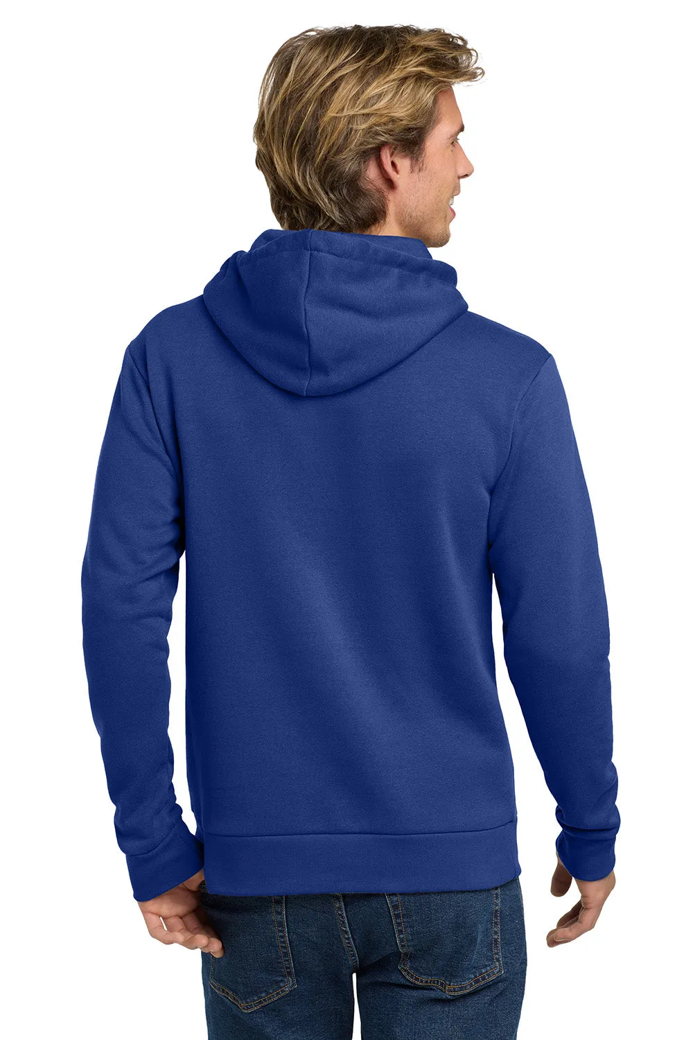 Next Level Mens Fleece Hooded Sweatshirt Hoodie w/ Pouch Pocket - Royal Blue