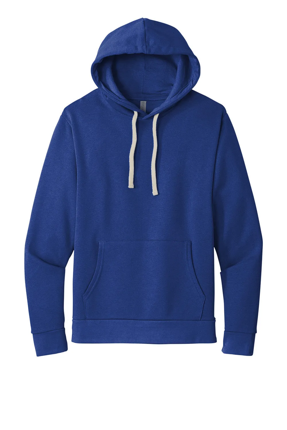 Next Level Mens Fleece Hooded Sweatshirt Hoodie w/ Pouch Pocket - Royal Blue