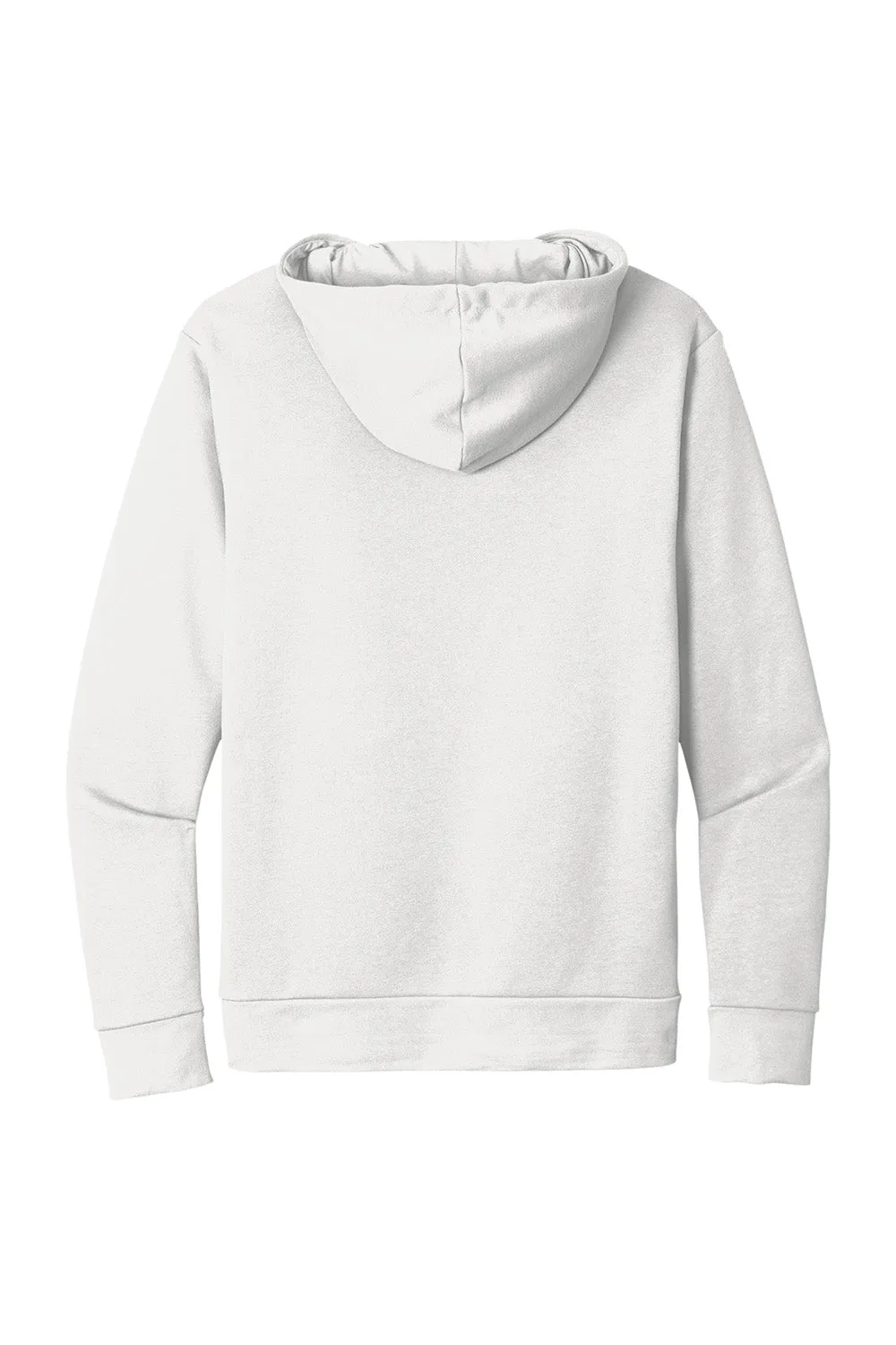 Next Level Mens Fleece Hooded Sweatshirt Hoodie w/ Pouch Pocket - White