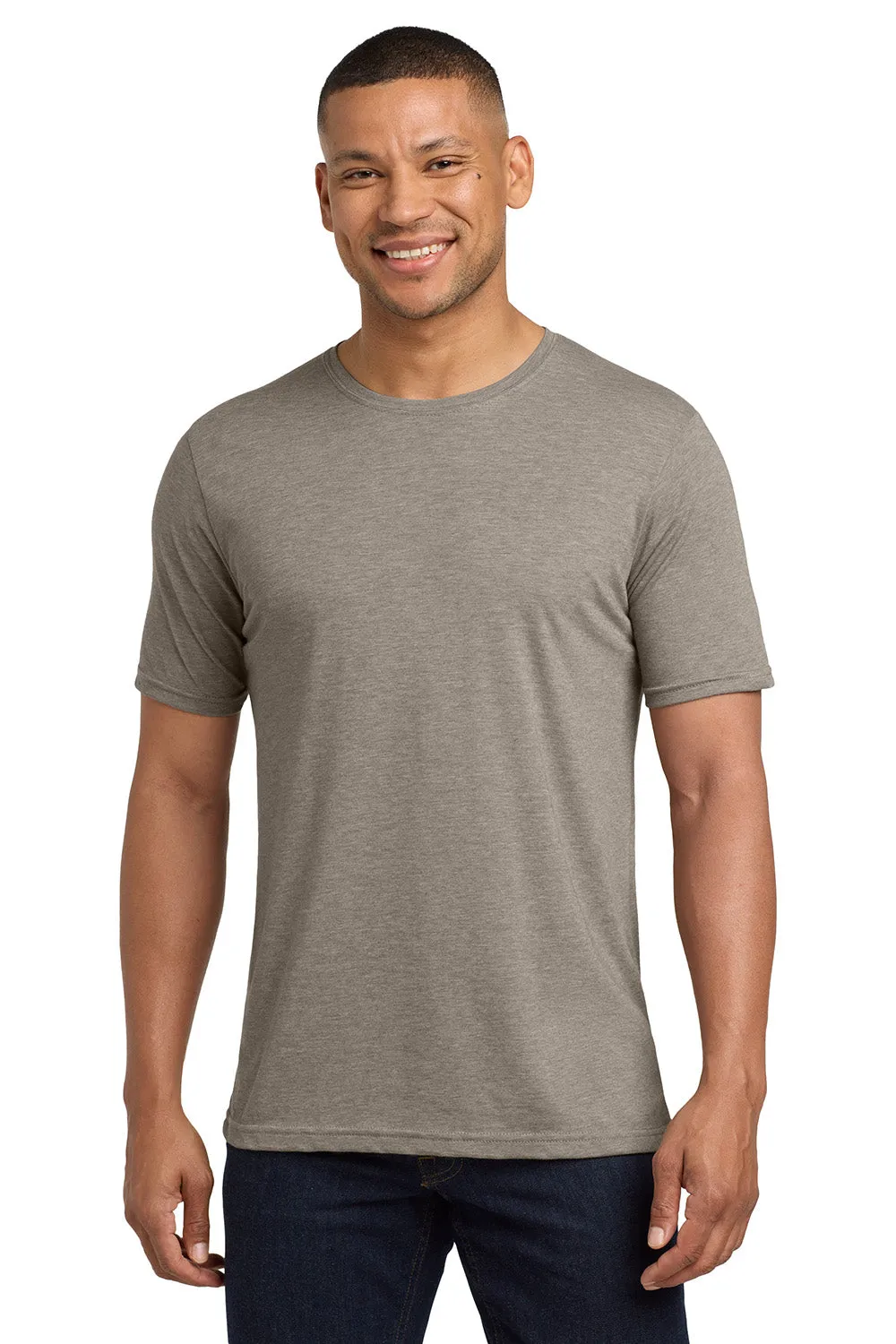 Next Level Mens Jersey Short Sleeve Crewneck T-Shirt - Ash Grey