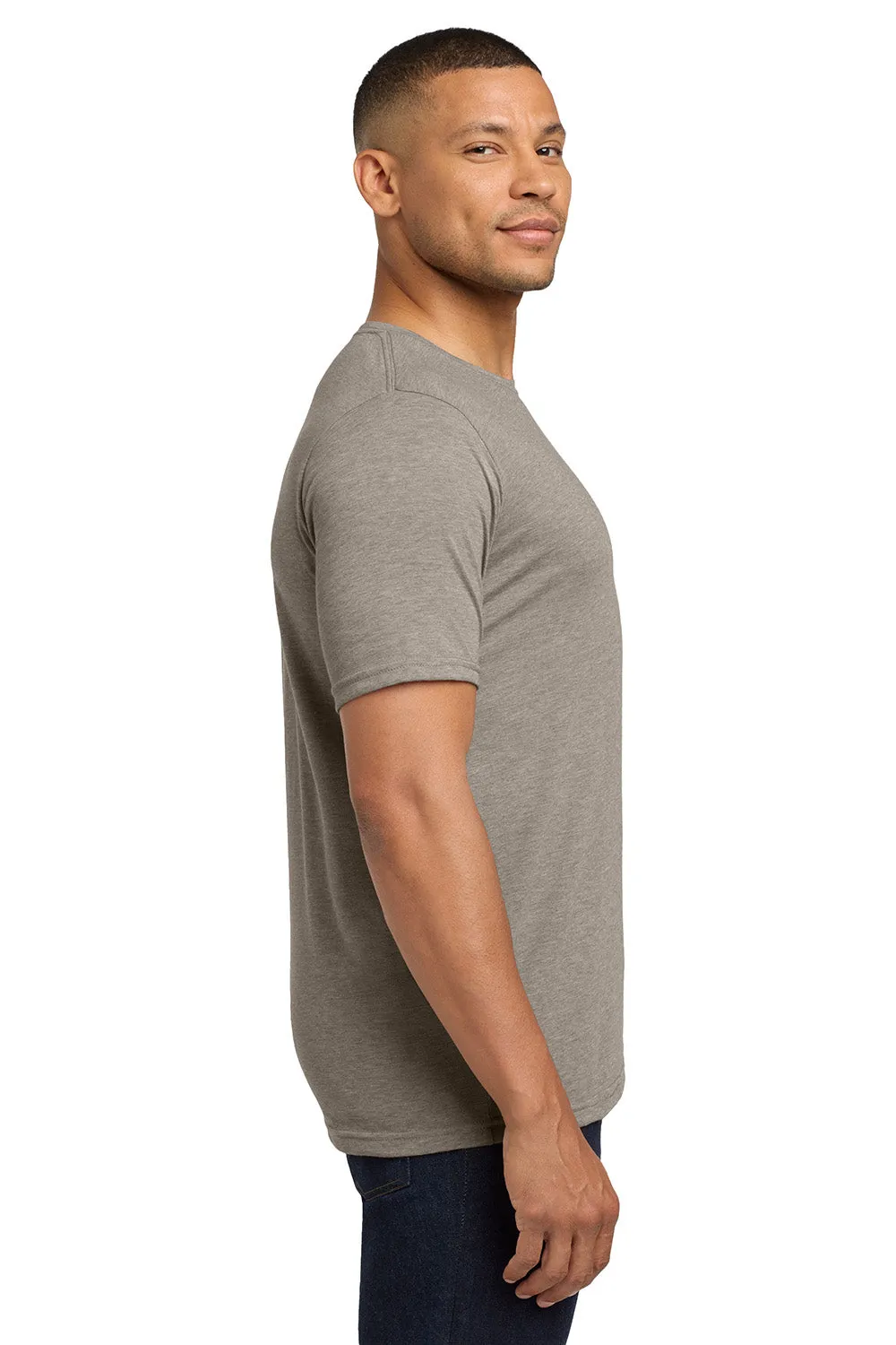 Next Level Mens Jersey Short Sleeve Crewneck T-Shirt - Ash Grey